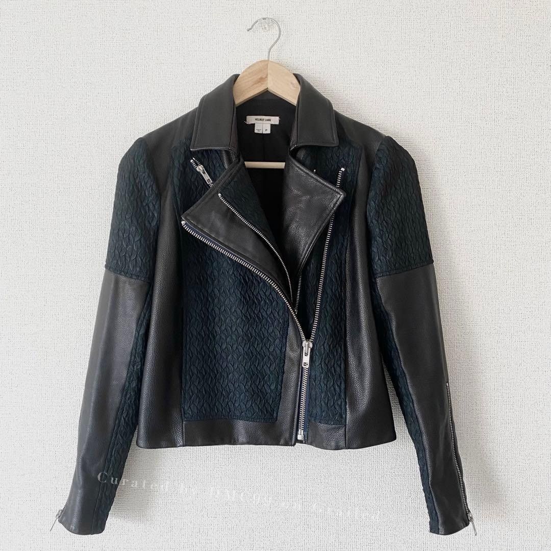 Helmut Lang Helmut Lang Leather Jacket Archive Zip Black | Grailed