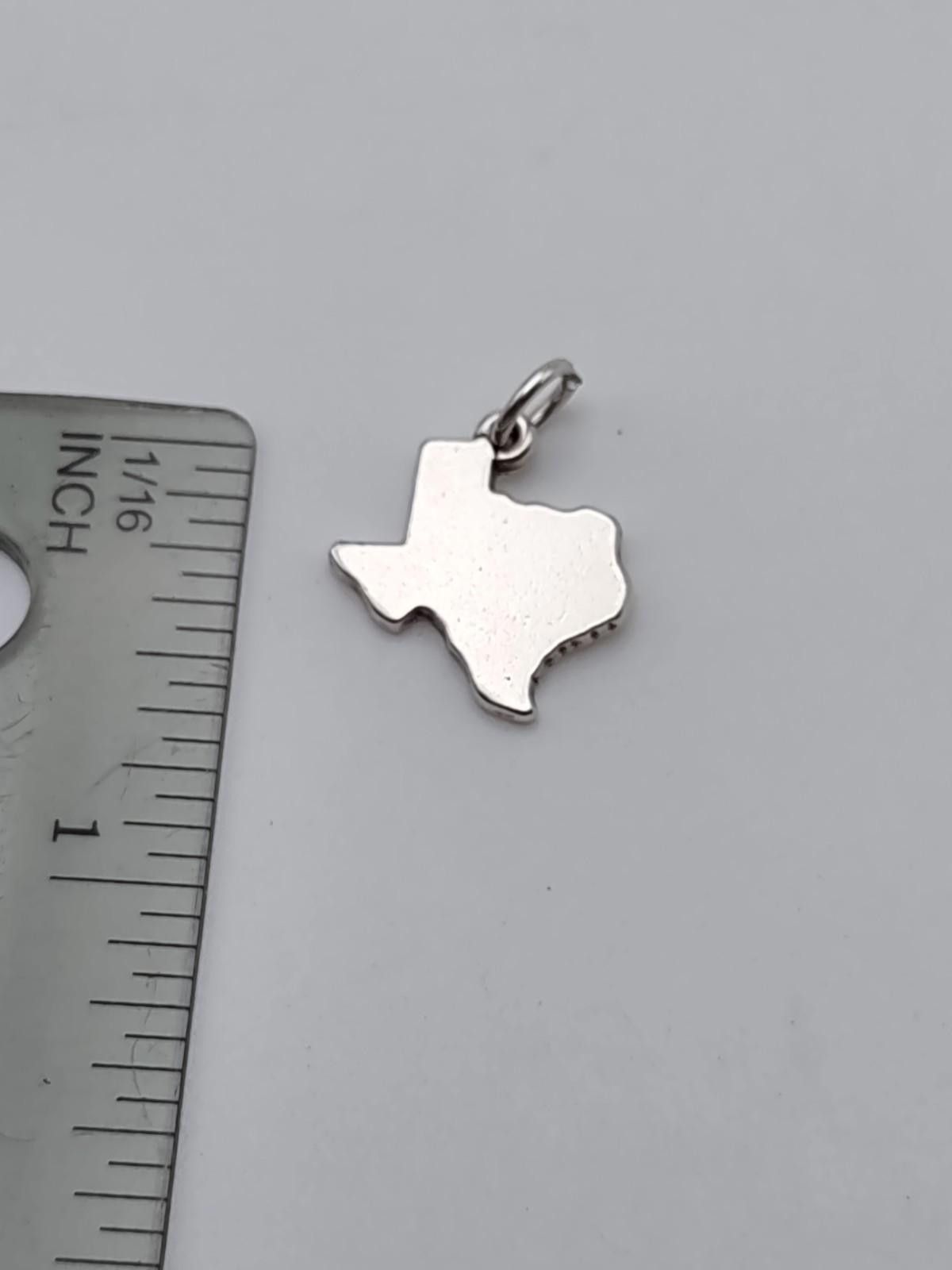 Other James Avery Retired Texas State Map Charm 925 Silver 2.11g Size ONE SIZE - 4 Thumbnail