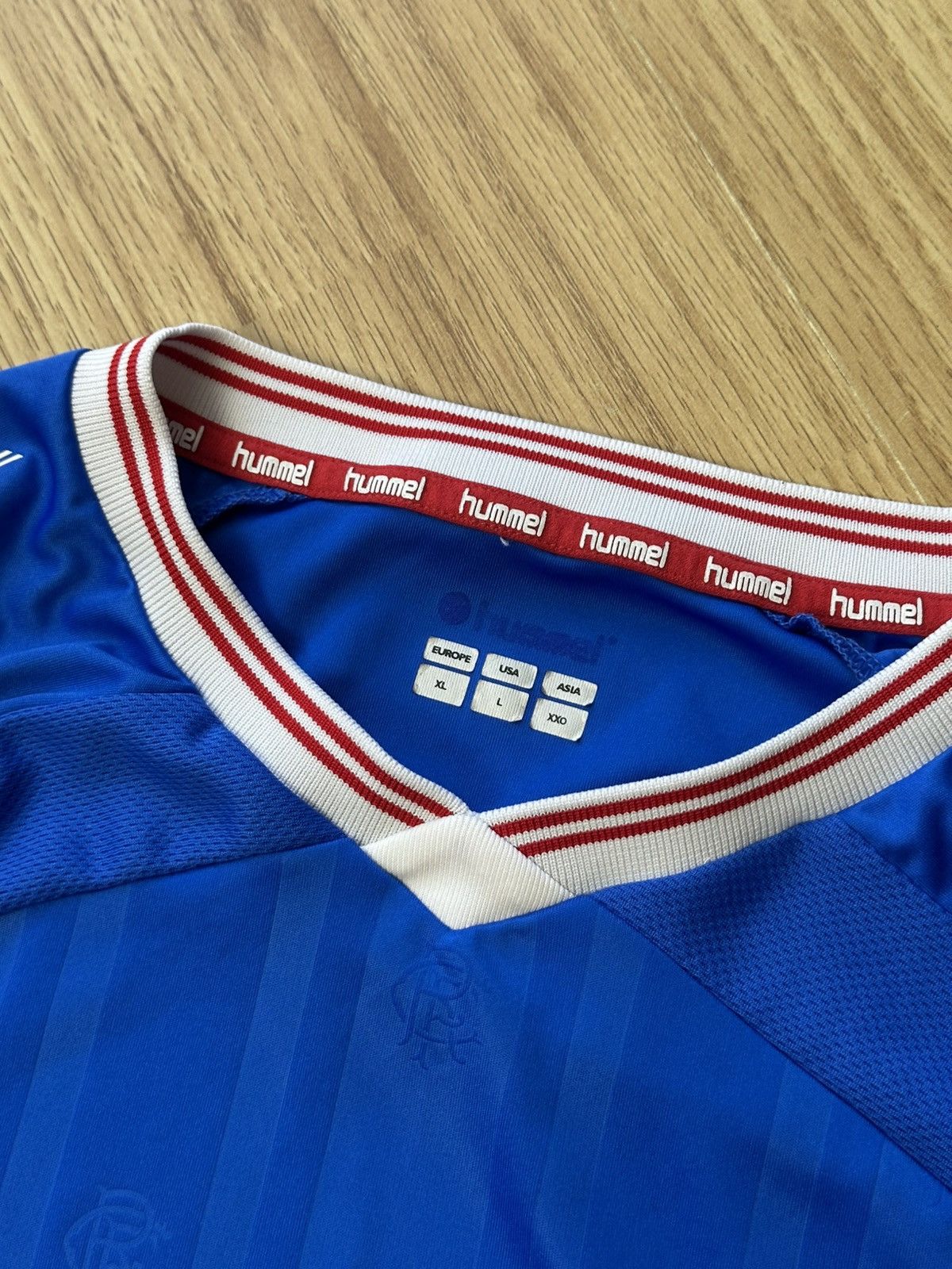 Hummel 🔥 Rangers Glasgow 2019 2020 Football T Shirt Hummel Jersey Size US L / EU 52-54 / 3 - 3 Thumbnail