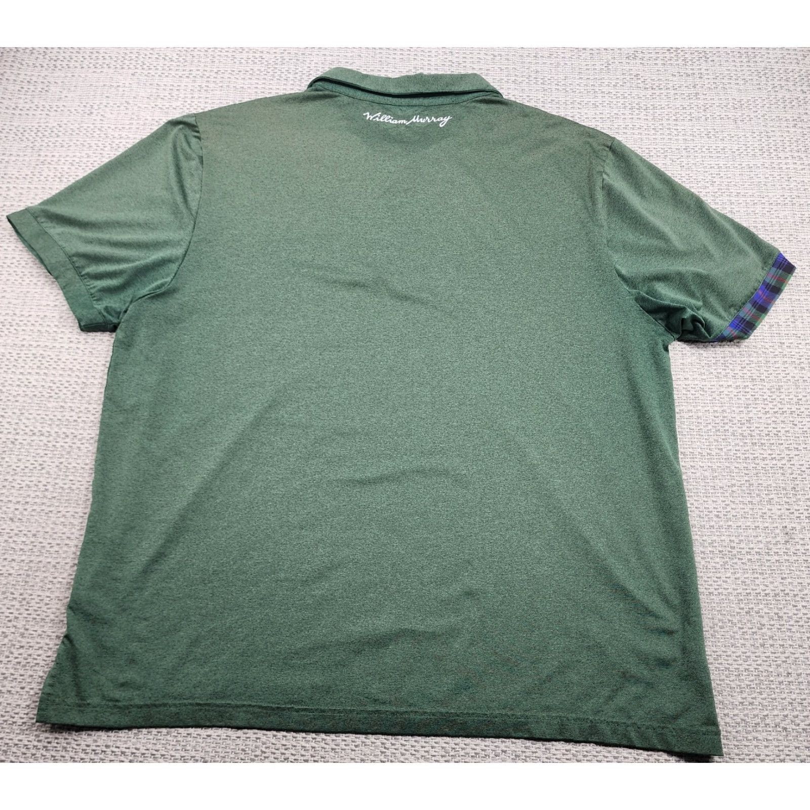 Vintage William Murray Polo Shirt Mens 2XL Green Golf Performance Stretch Polo Shirt Mens 2XL Green William Murray Polo Shirt Mens 2XL Size US XXL / EU 58 / 5 - 6 Thumbnail