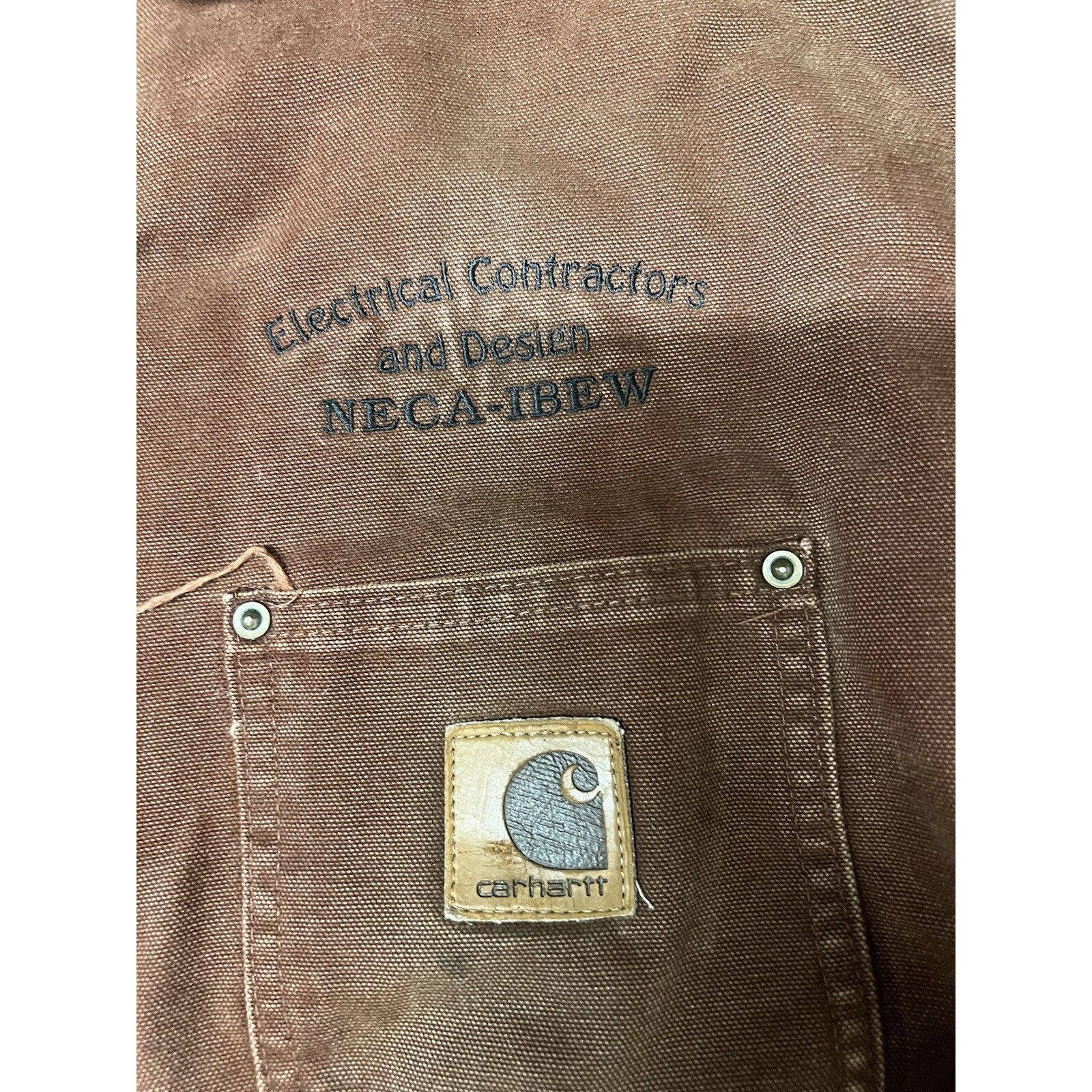 Carhartt Carhartt C02 CLY Chore Coat Large Vintage Faded Work Jacket Size US L / EU 52-54 / 3 - 3 Thumbnail