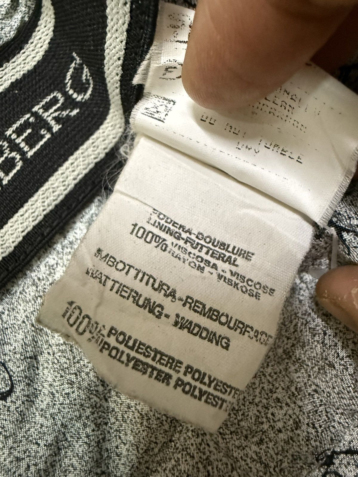 Iceberg Vintage 90s Iceberg Tunes Riri Opti Zipper Wool Jacket Hodie Size US XL / EU 56 / 4 - 12 Thumbnail