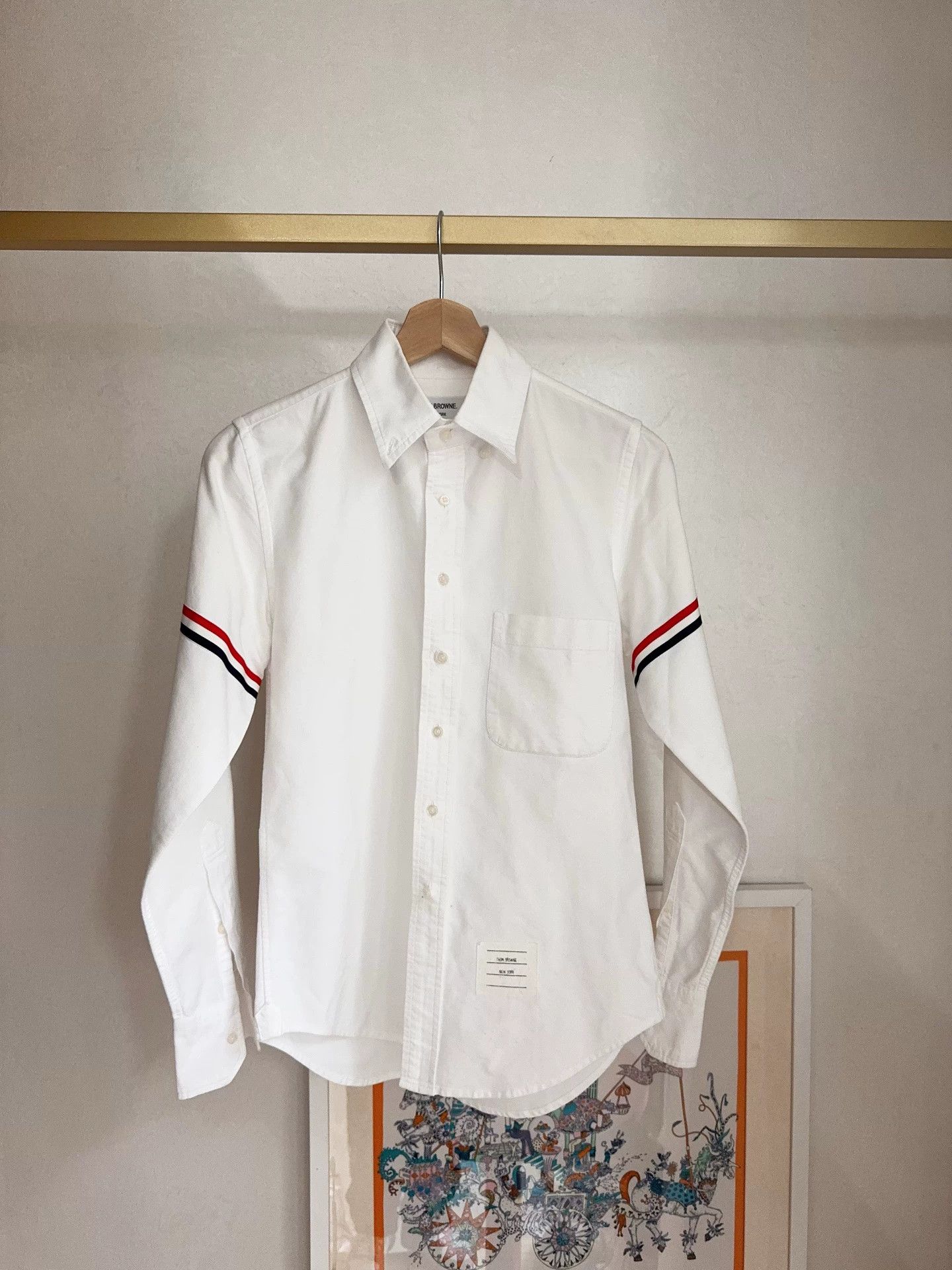 Thom Browne Thom Browne White Shirt 98 New 38 Size S / US 4 / IT 40 - 1 Thumbnail