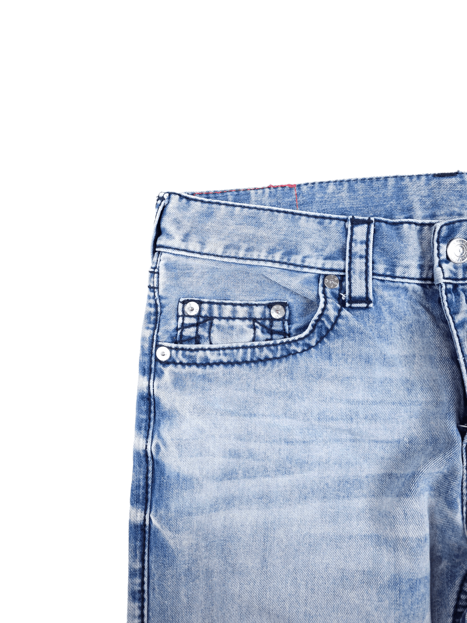 Japanese Brand × True Religion 💎 Size 36/32 True Religion Loose Washed Denim Jeans Y2K Size US 36 / EU 52 - 7 Thumbnail