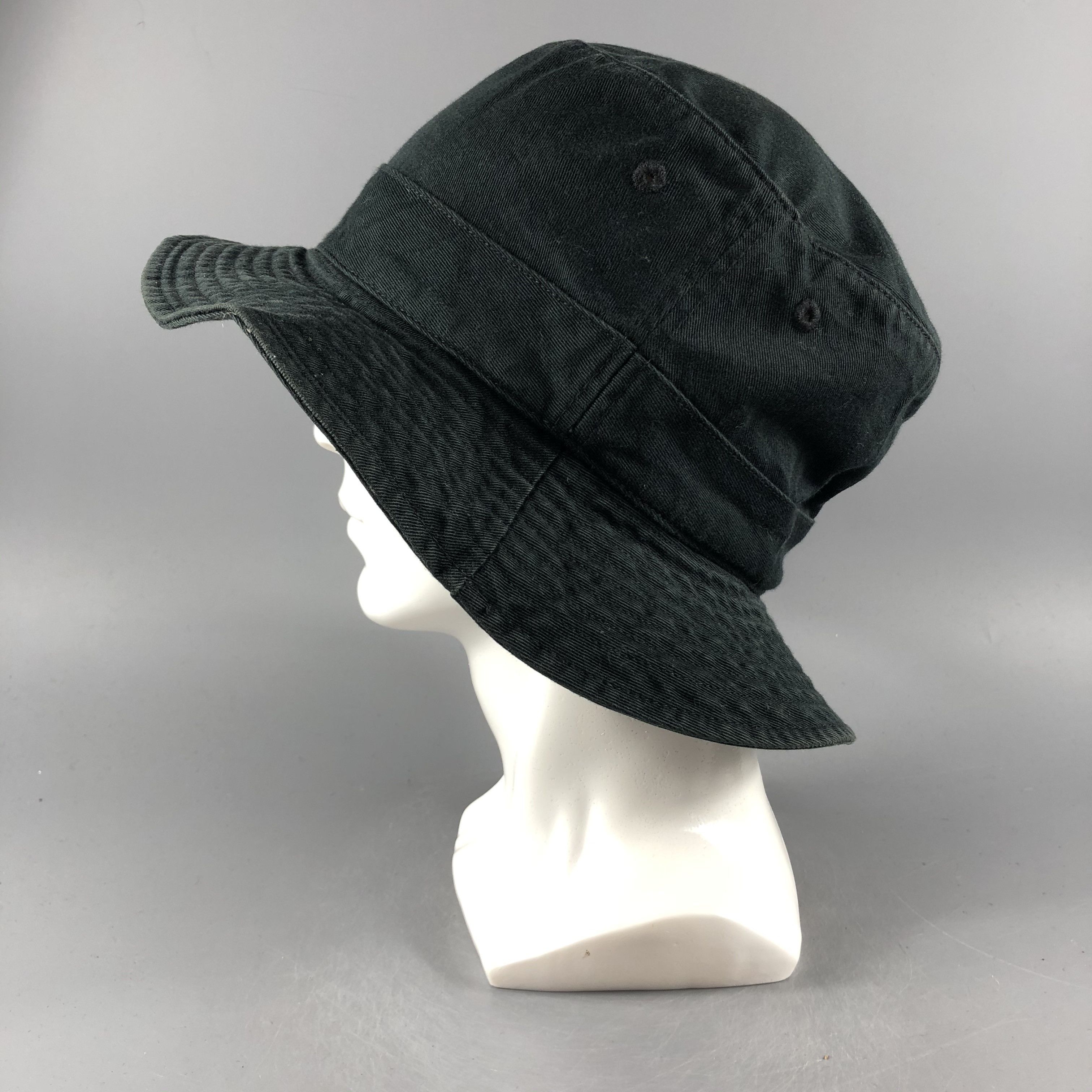 Ralph Lauren × Vintage Ralph Lauren Black Bucket Hats -D688 Size ONE SIZE - 1 Thumbnail