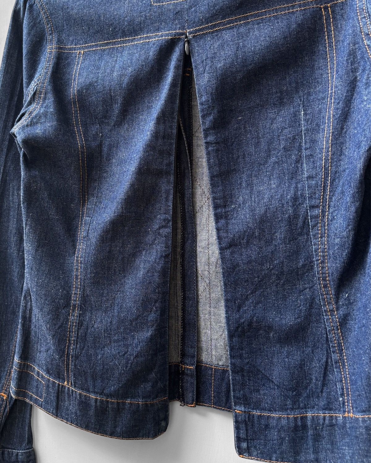 Dirk Van Saene Aw1999 Trompe L’oeil Denim Top Size S / US 4 / IT 40 - 11 Thumbnail