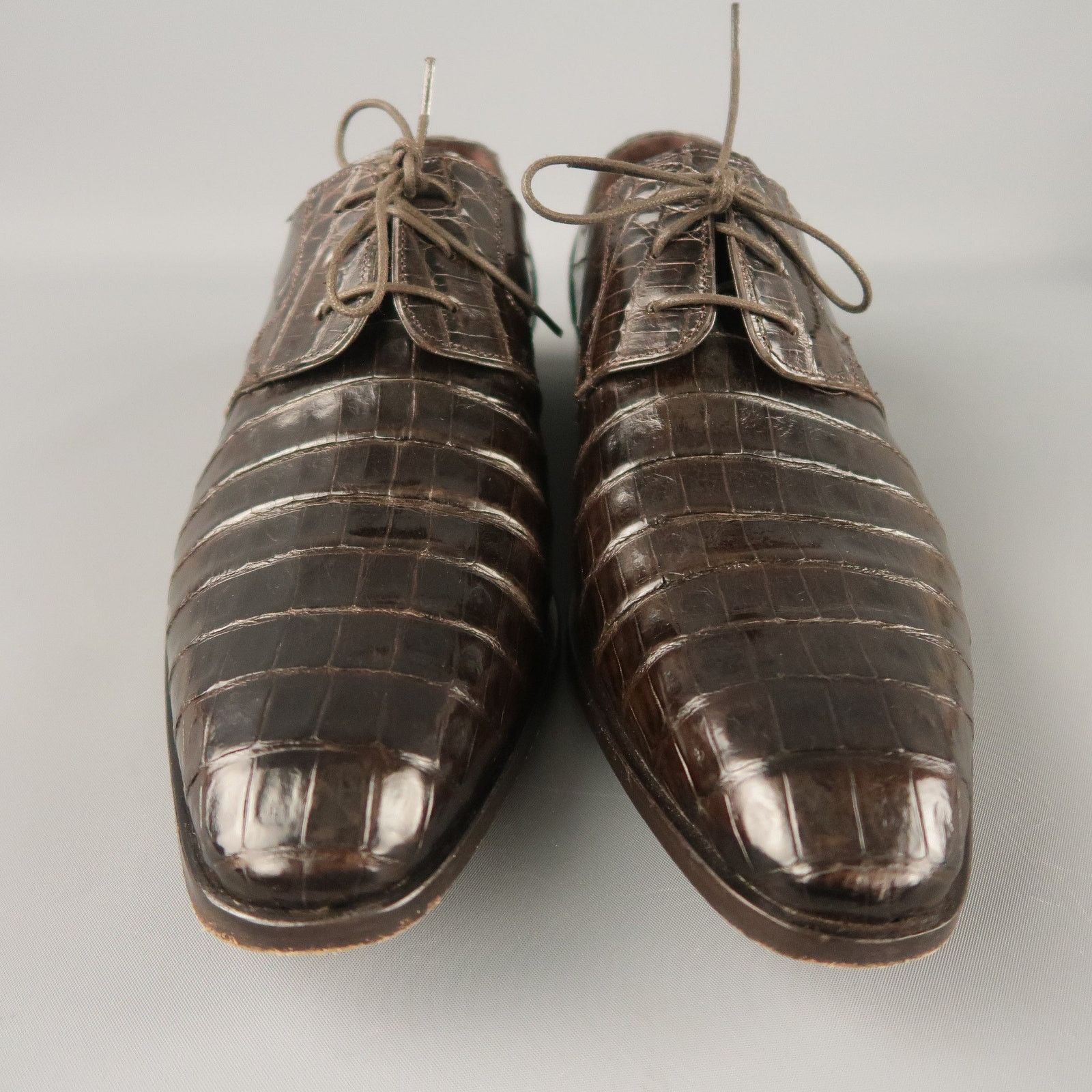 Mezlan MEZLAN Size 9 Brown Textured Lace Up Lace Up Shoes Size US 9 / EU 42 - 4 Thumbnail