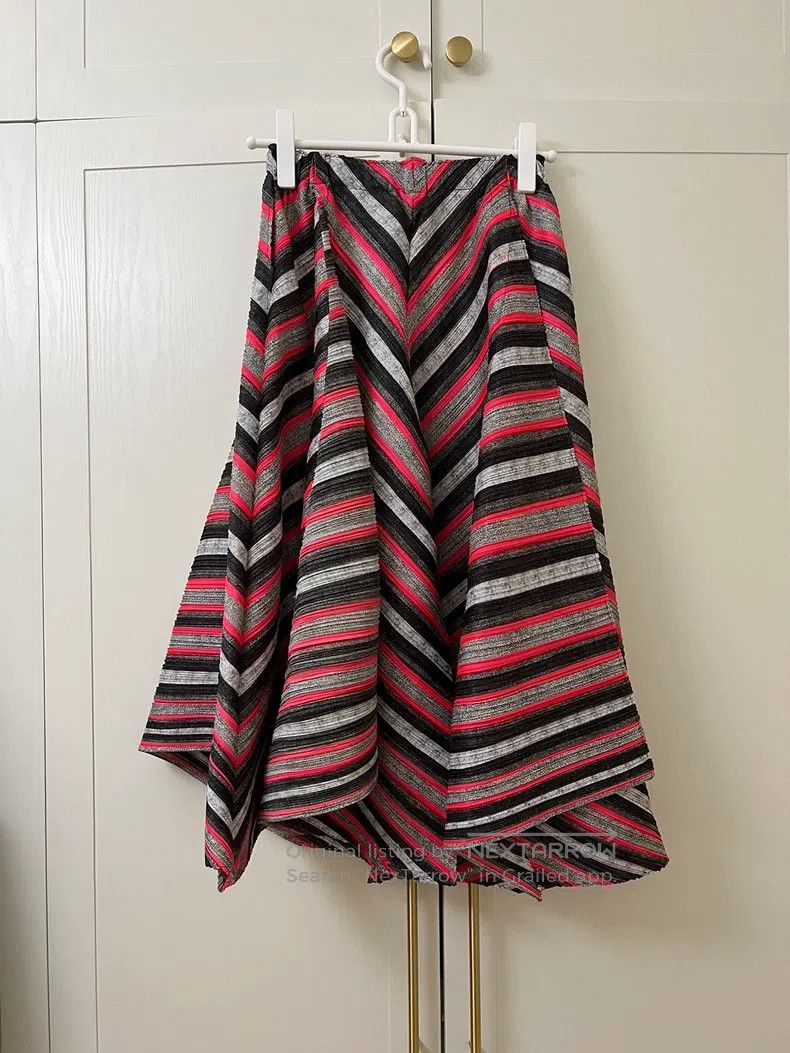 Issey Miyake Issey Miyake size:3 Color Block Skirt Size 22" - 5 Thumbnail