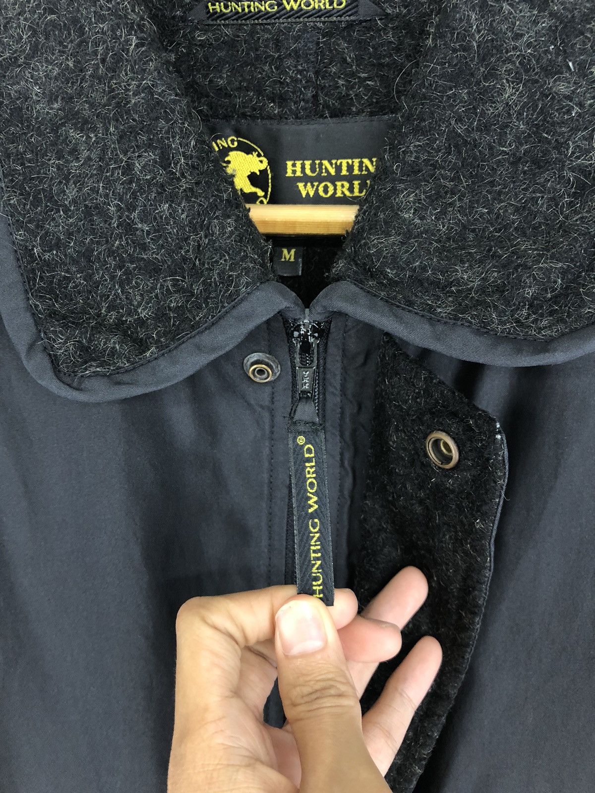 Vintage Vintage Hunting World Mohair Linen Parka Long Jacket Size US M / EU 48-50 / 2 - 7 Thumbnail