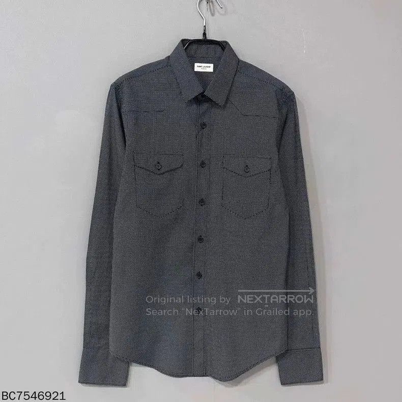 Saint Laurent Paris Saint Laurent Paris Polka Dot Shirt. Size US M / EU 48-50 / 2 - 1 Thumbnail