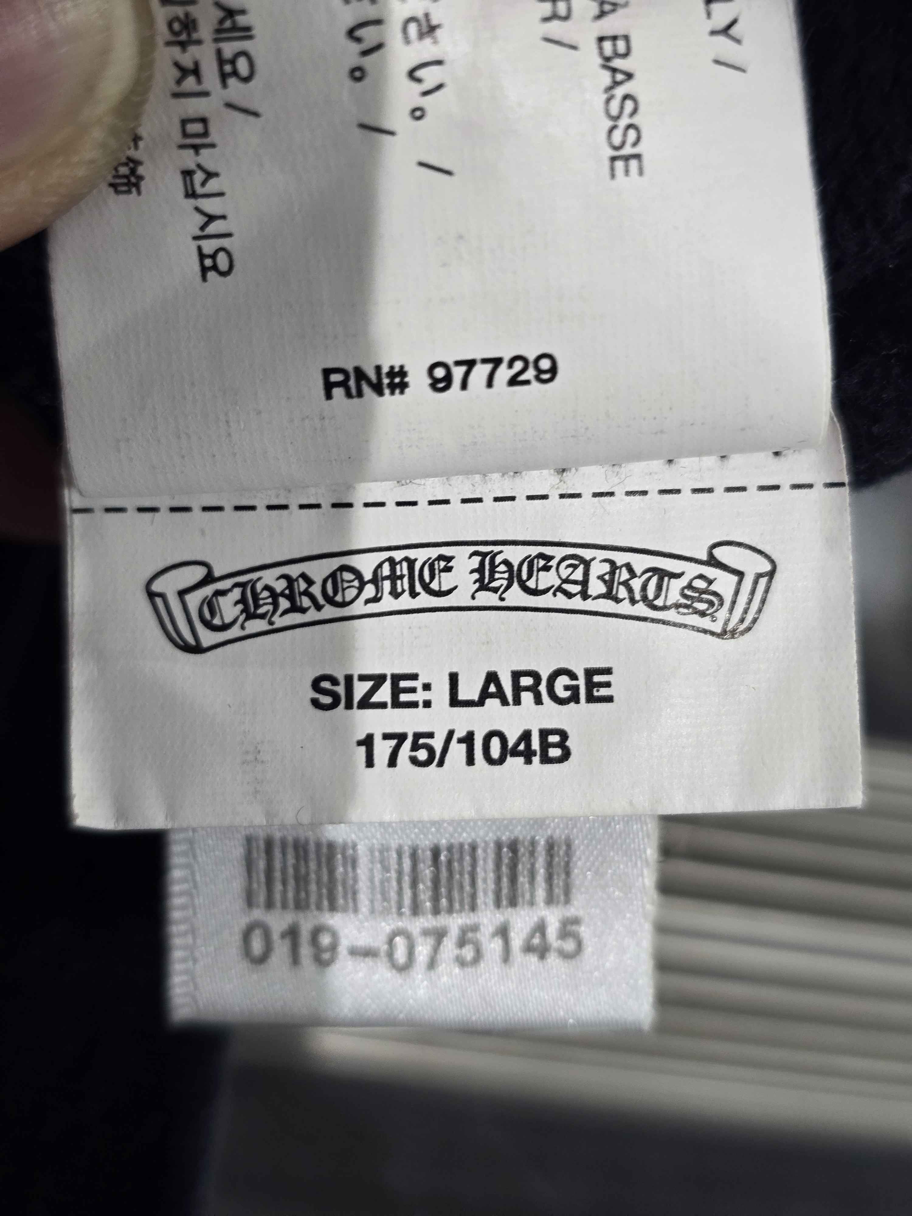 Chrome Hearts Chrome Hearts Scroll Logo Hoodie Black Size US L / EU 52-54 / 3 - 3 Thumbnail