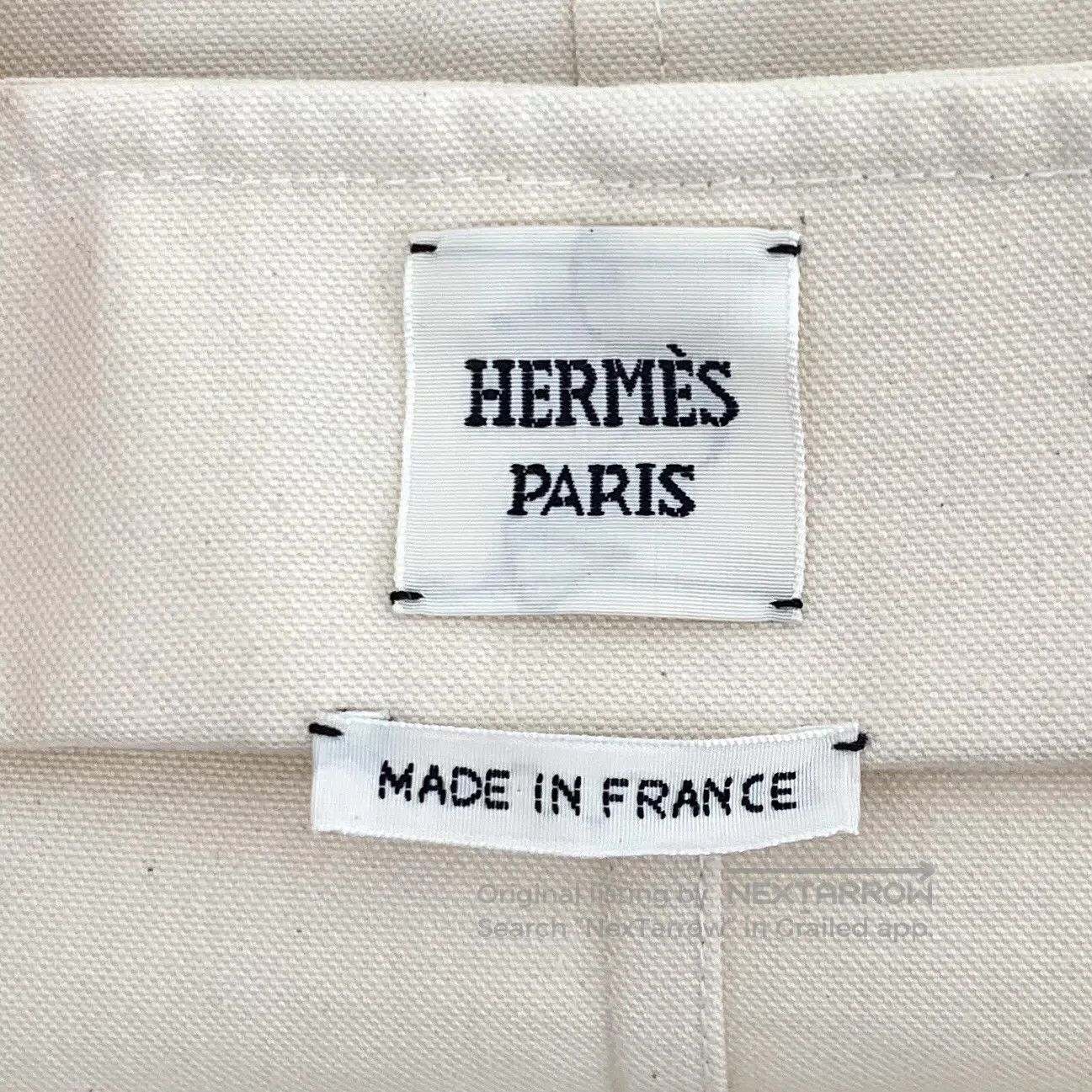 Hermes Hermes Beige bell chain decoration cotton casual half skir Size 33" - 7 Thumbnail