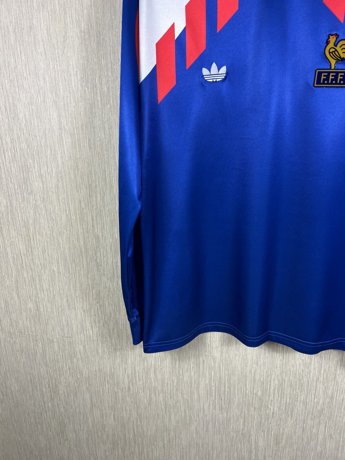 Adidas Vintage 90s Adidas France jersey long sleeve football tee Size US XL / EU 56 / 4 - 7 Thumbnail