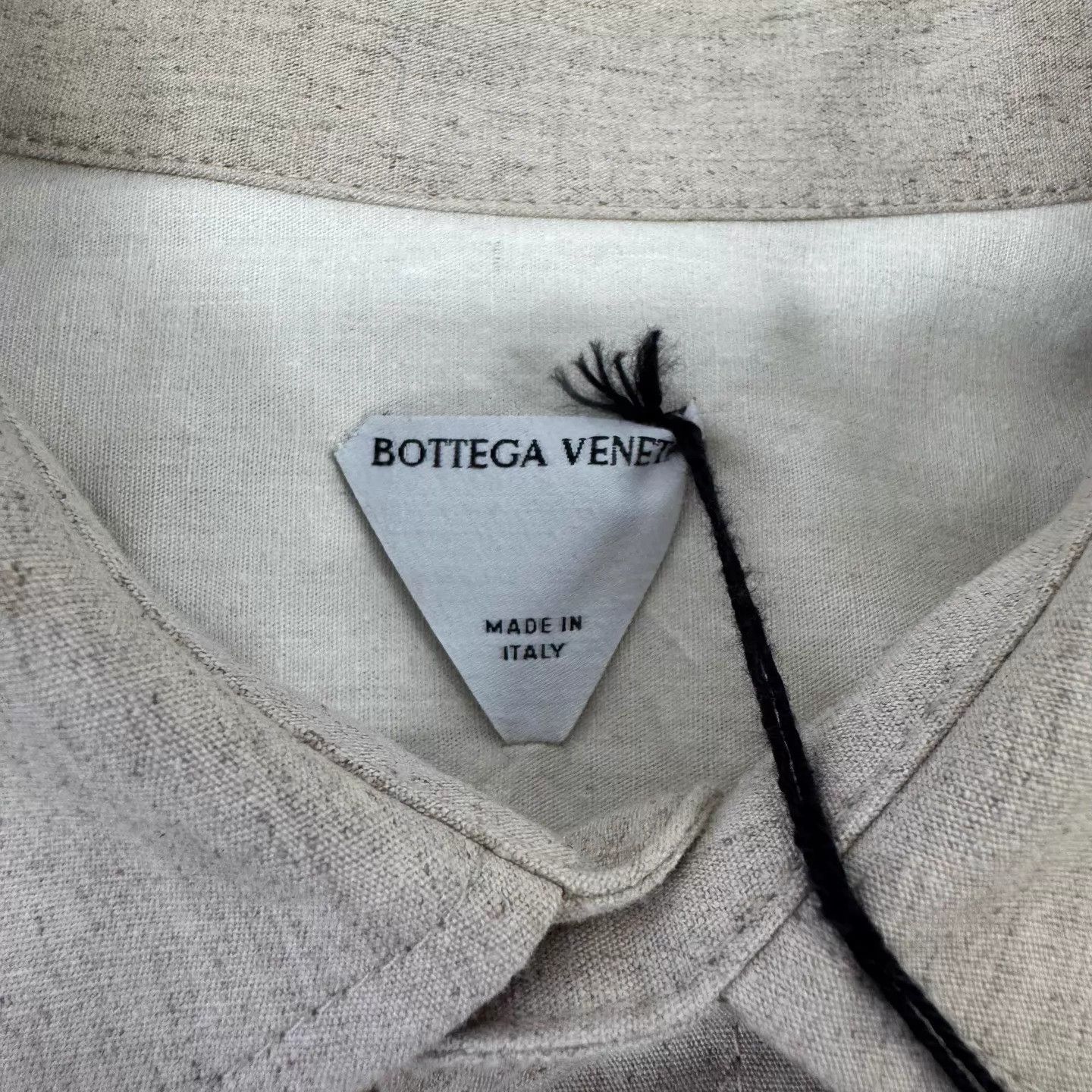 Bottega Veneta BV Beige Linen L/S Shirt-Jacket 44 Old Money Size US S / EU 44-46 / 1 - 6 Thumbnail