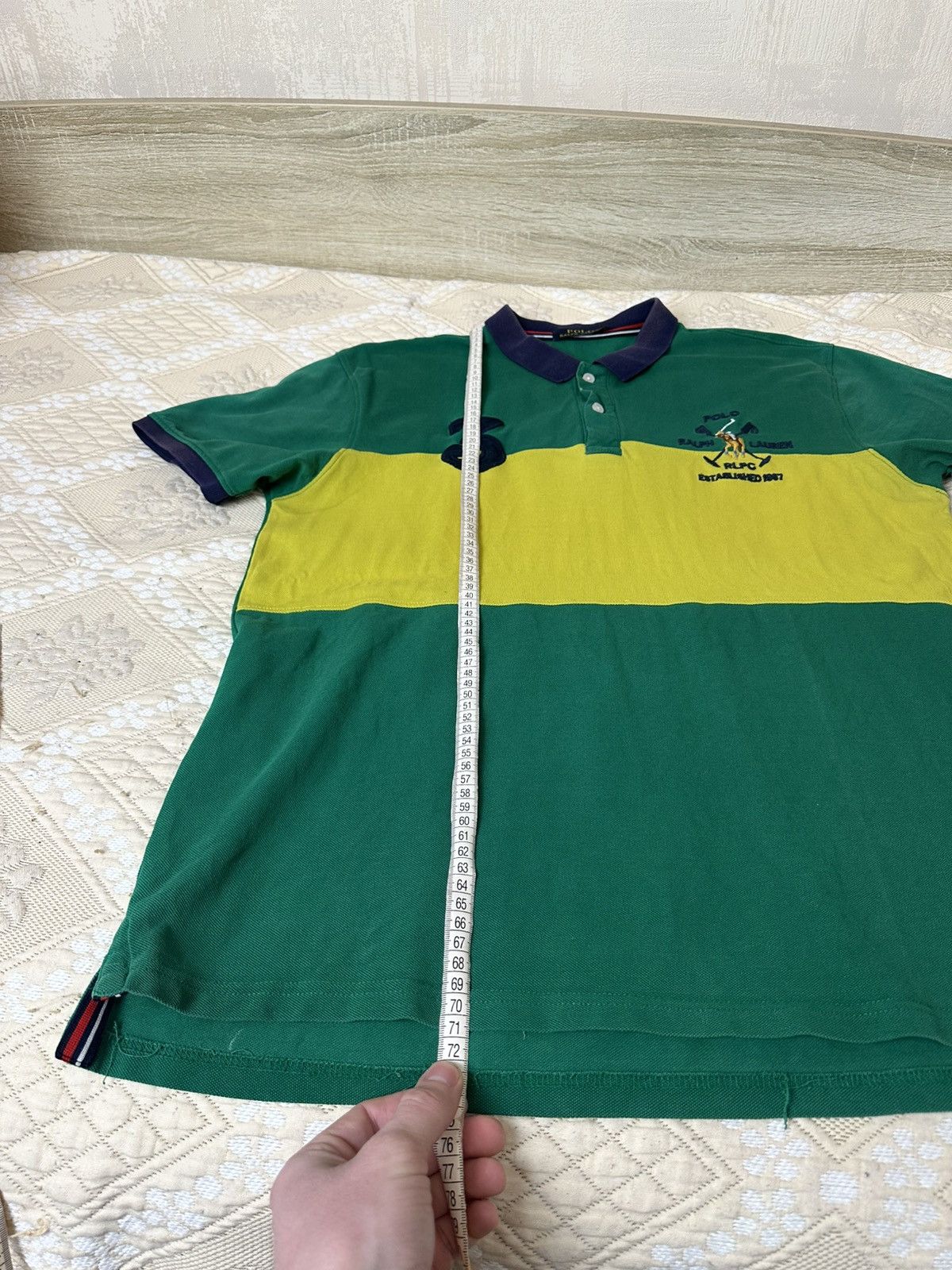 Polo Ralph Lauren 🔥 Polo Ralph Lauren Club Y2K Chief Keef Vintage Polo T Shirt Size US L / EU 52-54 / 3 - 10 Thumbnail