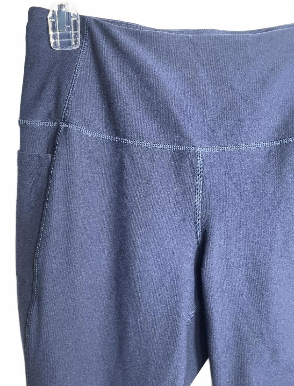 Mondetta Mondetta Leggings Women's Large Blue Performance Athletic Size 36" / US 14 / IT 50 - 5 Thumbnail