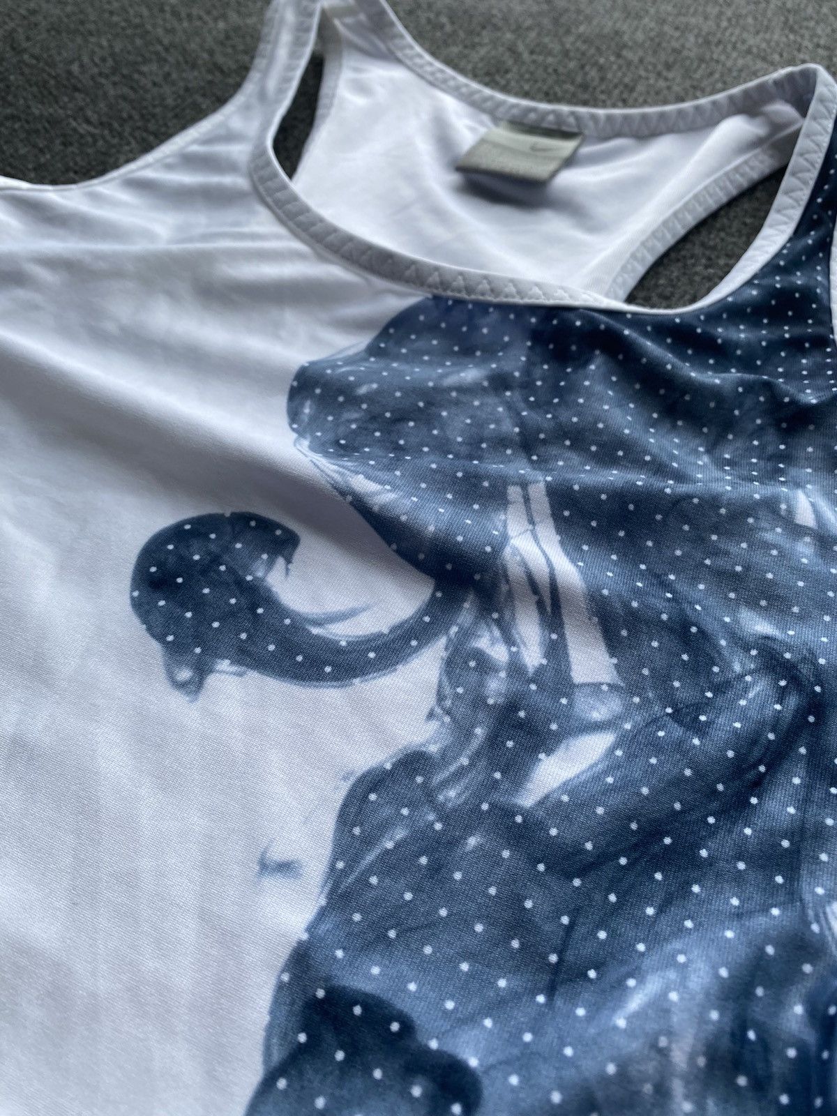 Nike 🔥Nike 90s sport track tank top smoke graphic m sz Size M / US 6-8 / IT 42-44 - 2 Thumbnail