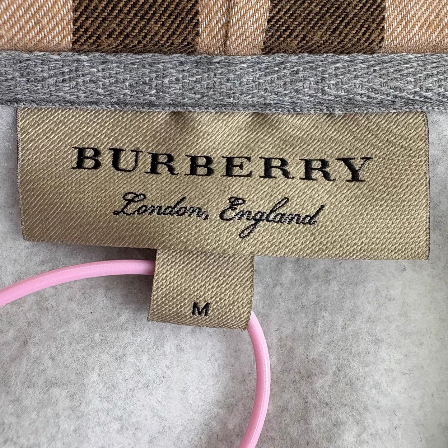 Burberry BURBERRY Grey Horseferry Embroidery Check Hoodie Size US M / EU 48-50 / 2 - 3 Thumbnail