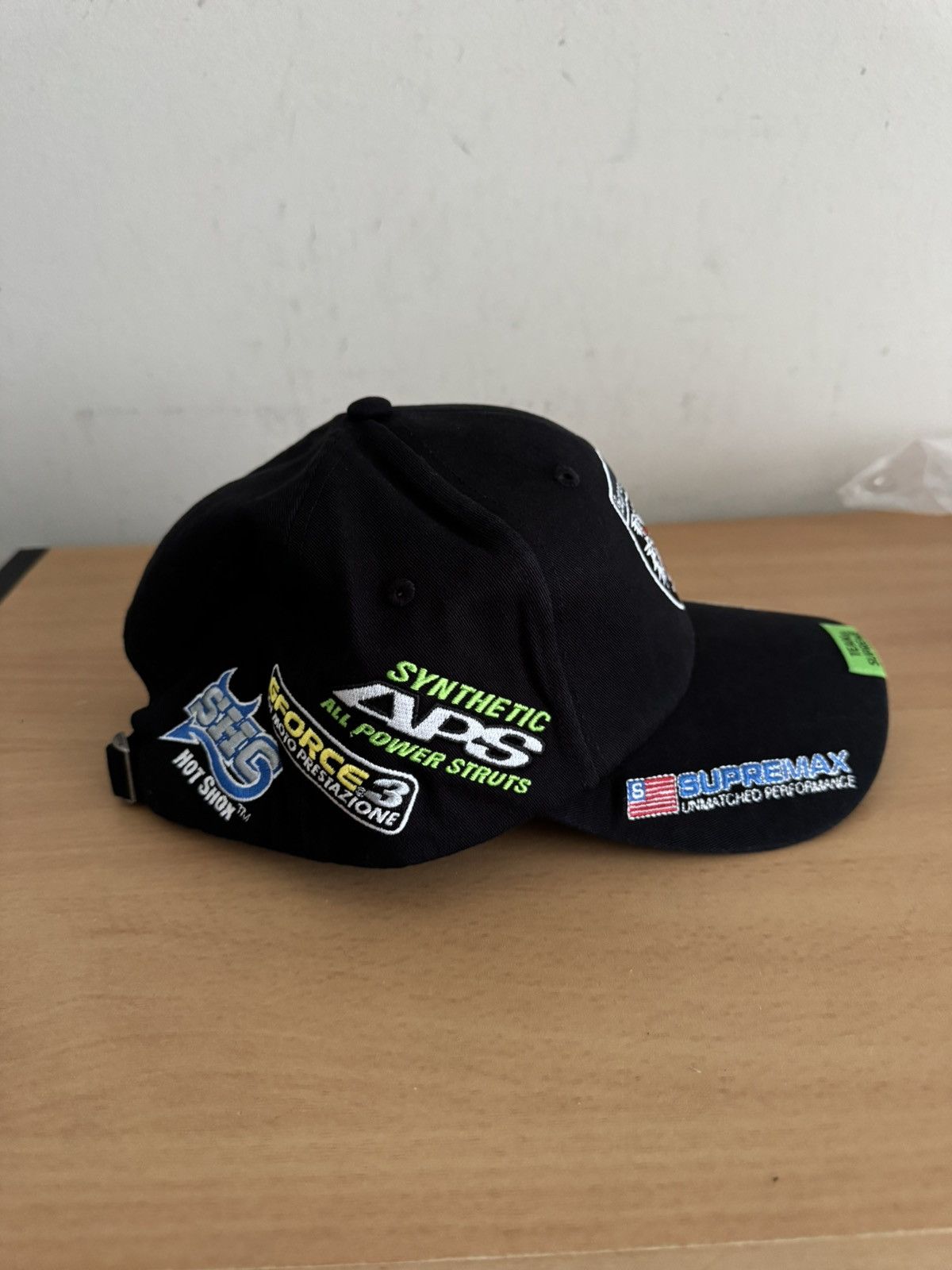 Supreme Supreme Racing Team 6-Panel Cap Black Size ONE SIZE - 2 Thumbnail