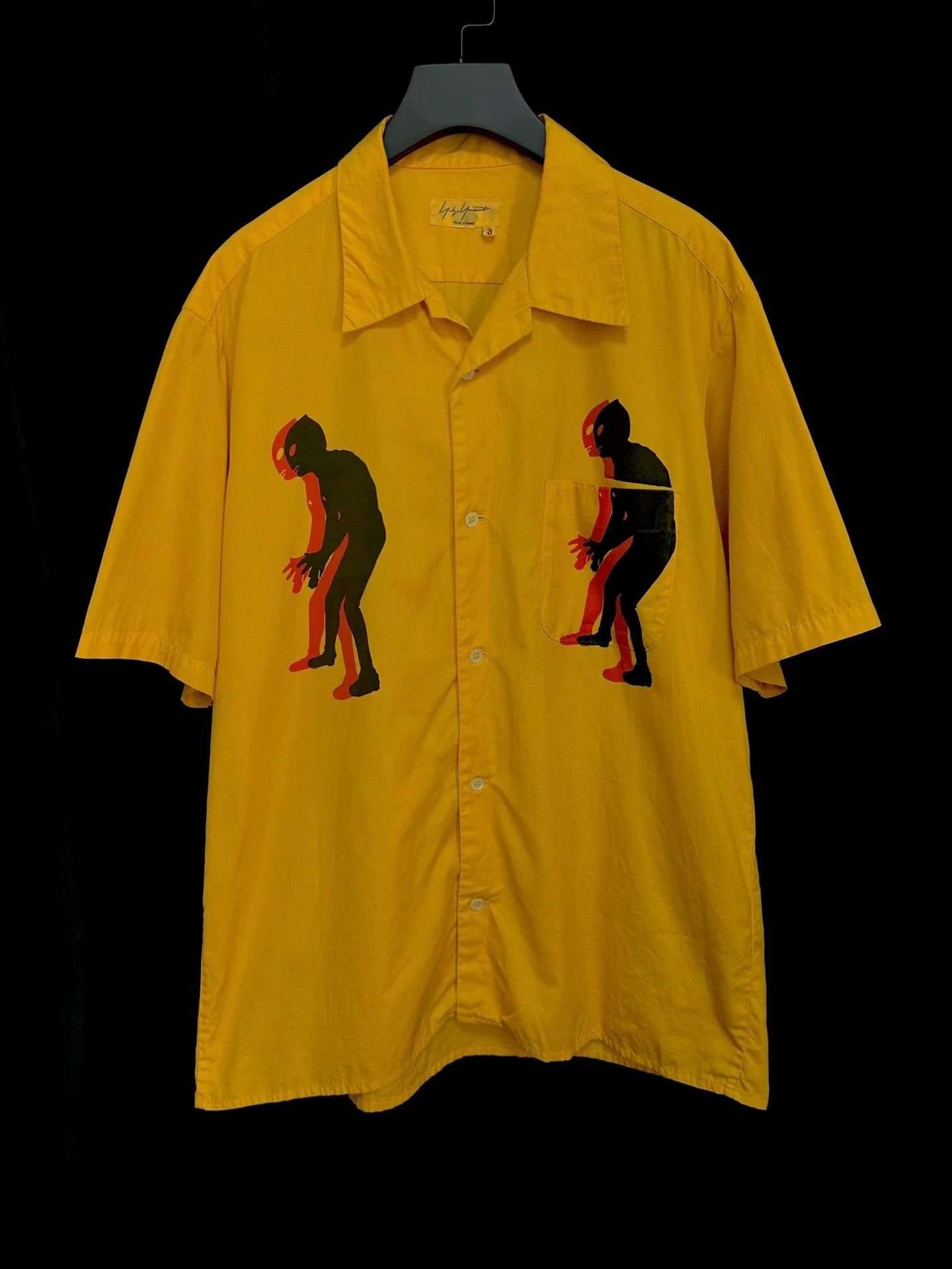 Yohji Yamamoto Yohji Yamamoto 05SS Ultraman Shirt Red/Black/Yellow Size US M / EU 48-50 / 2 - 1 Thumbnail