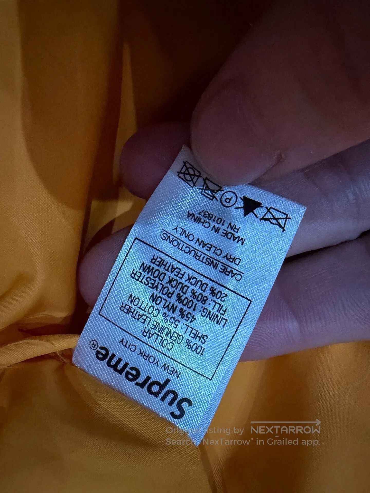 Supreme Supreme 19FW Leather Collar Puffy Jacket. Size US L / EU 52-54 / 3 - 5 Thumbnail