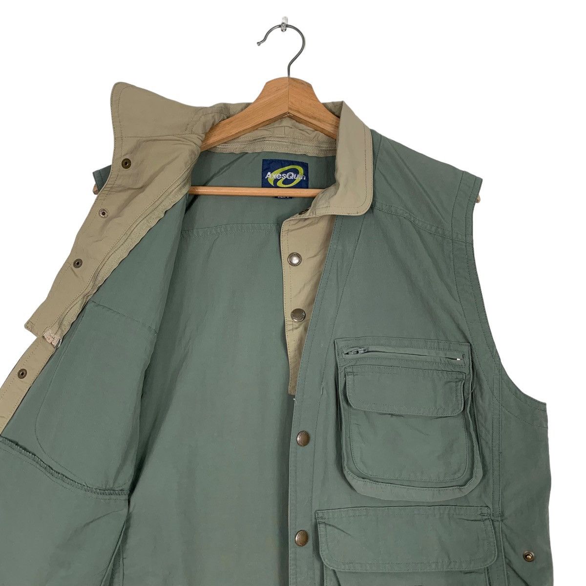 Japanese Brand AXES QUIN Double Layer Utility Vest #0440-C20 Size US M / EU 48-50 / 2 - 10 Thumbnail