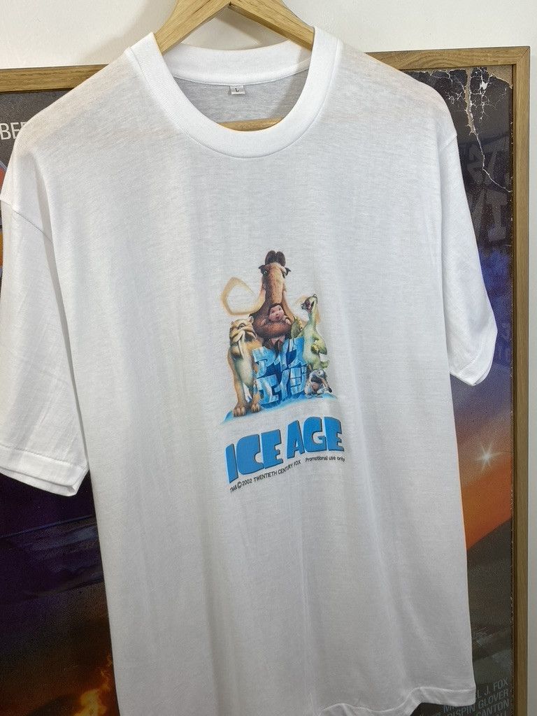 Vintage 2002 Vintage Ice Age Movie Japan Release Promo Tee Size US L / EU 52-54 / 3 - 4 Thumbnail