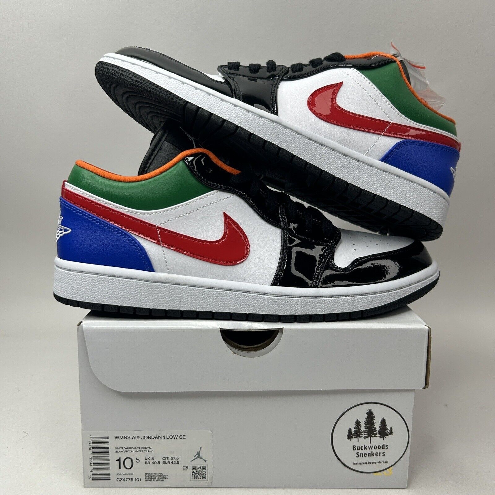 Nike Shoes Air Jordan Low SE “Black Toe Multi-Color” 2023