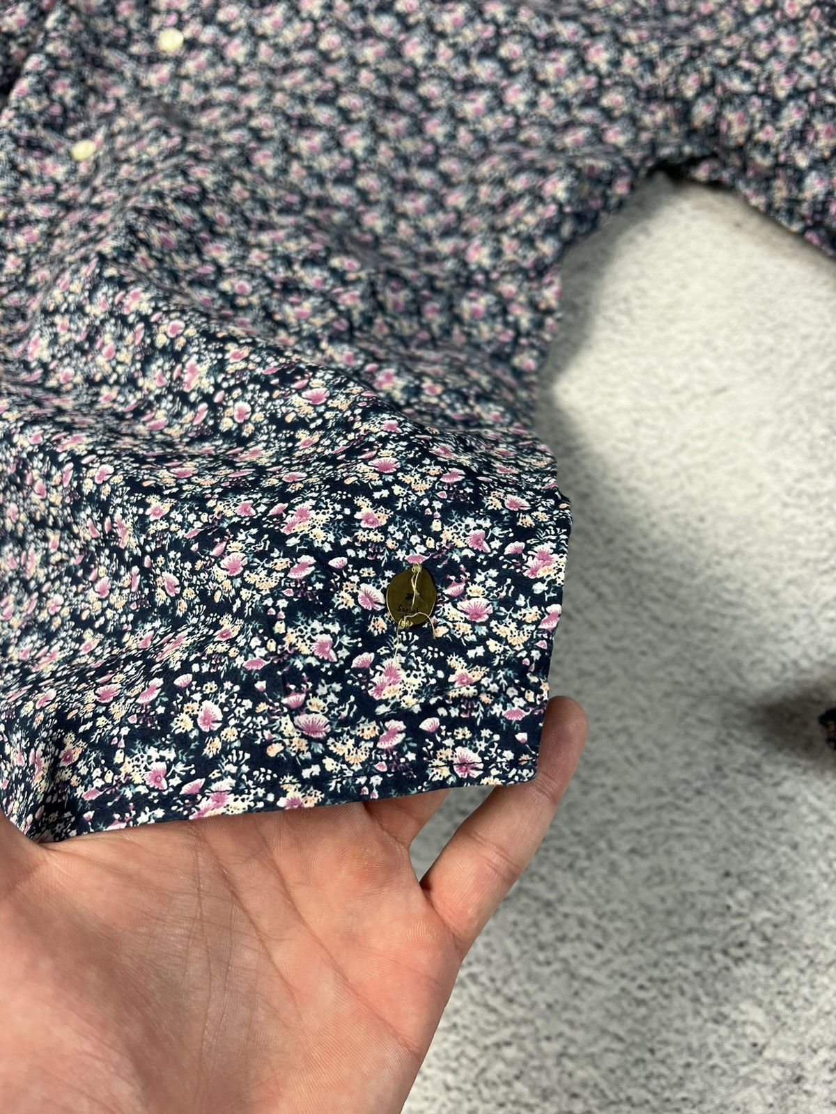 Scotch & Soda Scotch & Soda long sleeve flowers shirt Size US XL / EU 56 / 4 - 8 Thumbnail