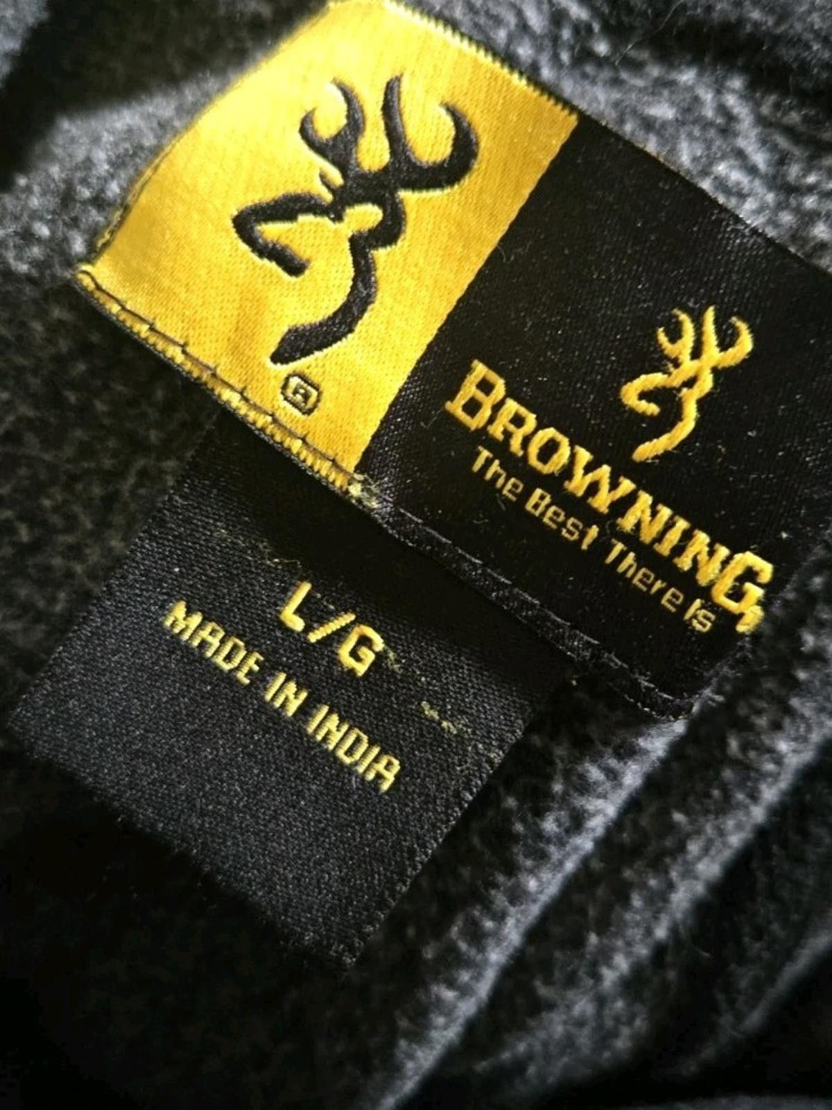 Other Hunt Browning Dark Gray Hoodie L Hunting American Flag Ho Size US L / EU 52-54 / 3 - 2 Thumbnail