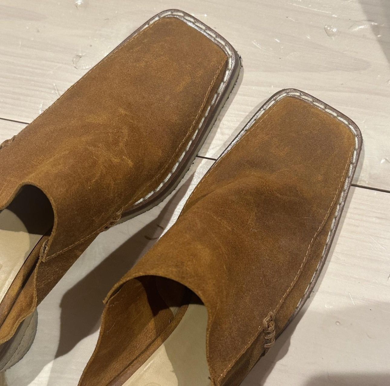 MM6 MM6 Suede Mules Size US 7 / IT 37 - 5 Thumbnail