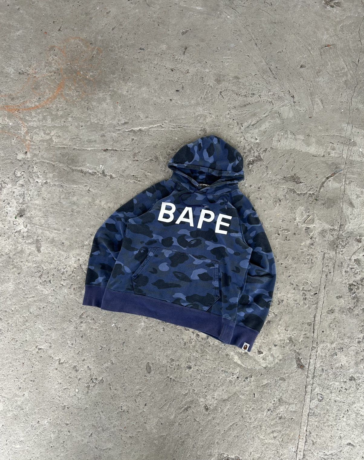 Bape BAPE Blue Camo Logo Hoodie Nigo OG Made In Japan Archive Size US S / EU 44-46 / 1 - 3 Thumbnail
