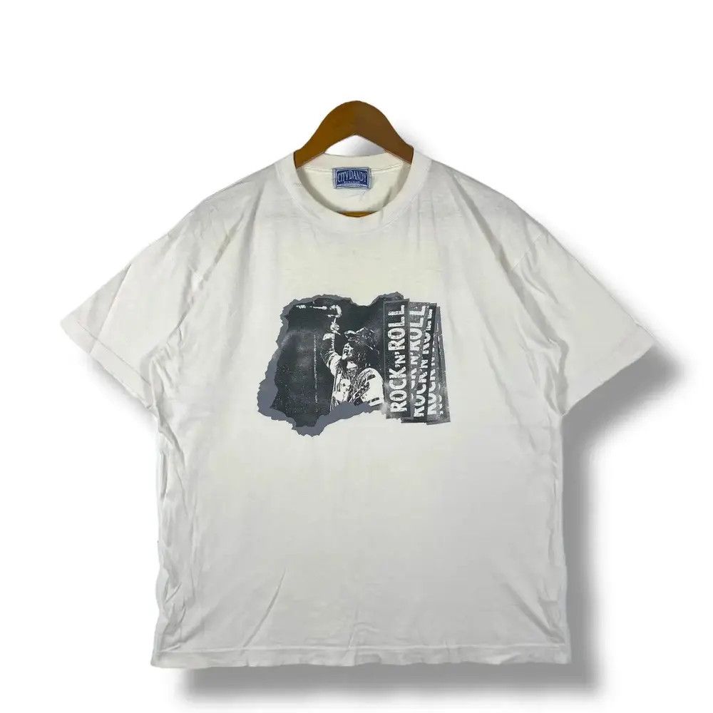 Vintage Vintage CITY DANDY SHIRASAGI Rock 'n' Roll Tee Shirt Size US M / EU 48-50 / 2 - 1 Thumbnail
