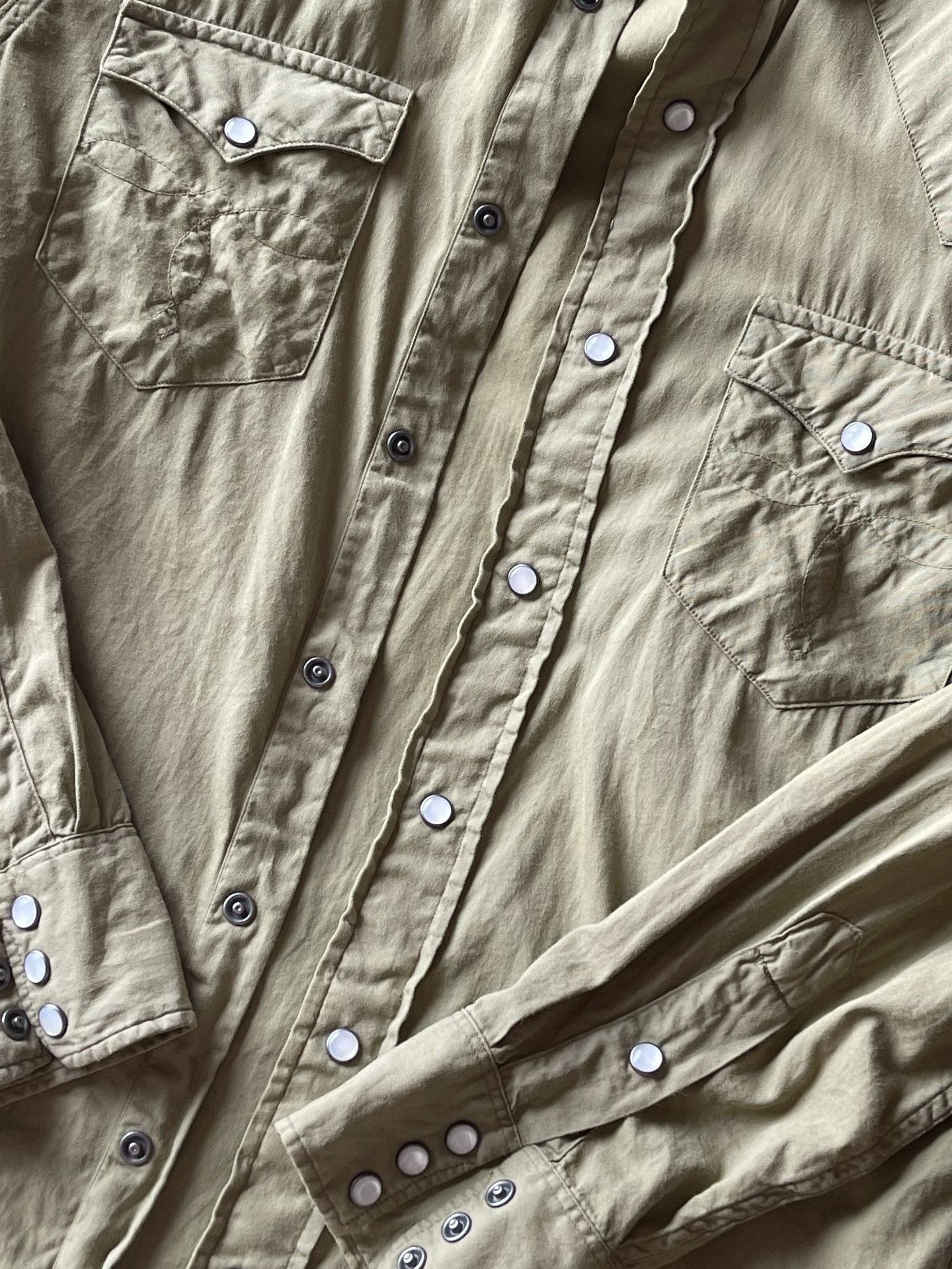 RRL Ralph Lauren RRL Slim Fit Twill Western Shirt Size US S / EU 44-46 / 1 - 4 Thumbnail