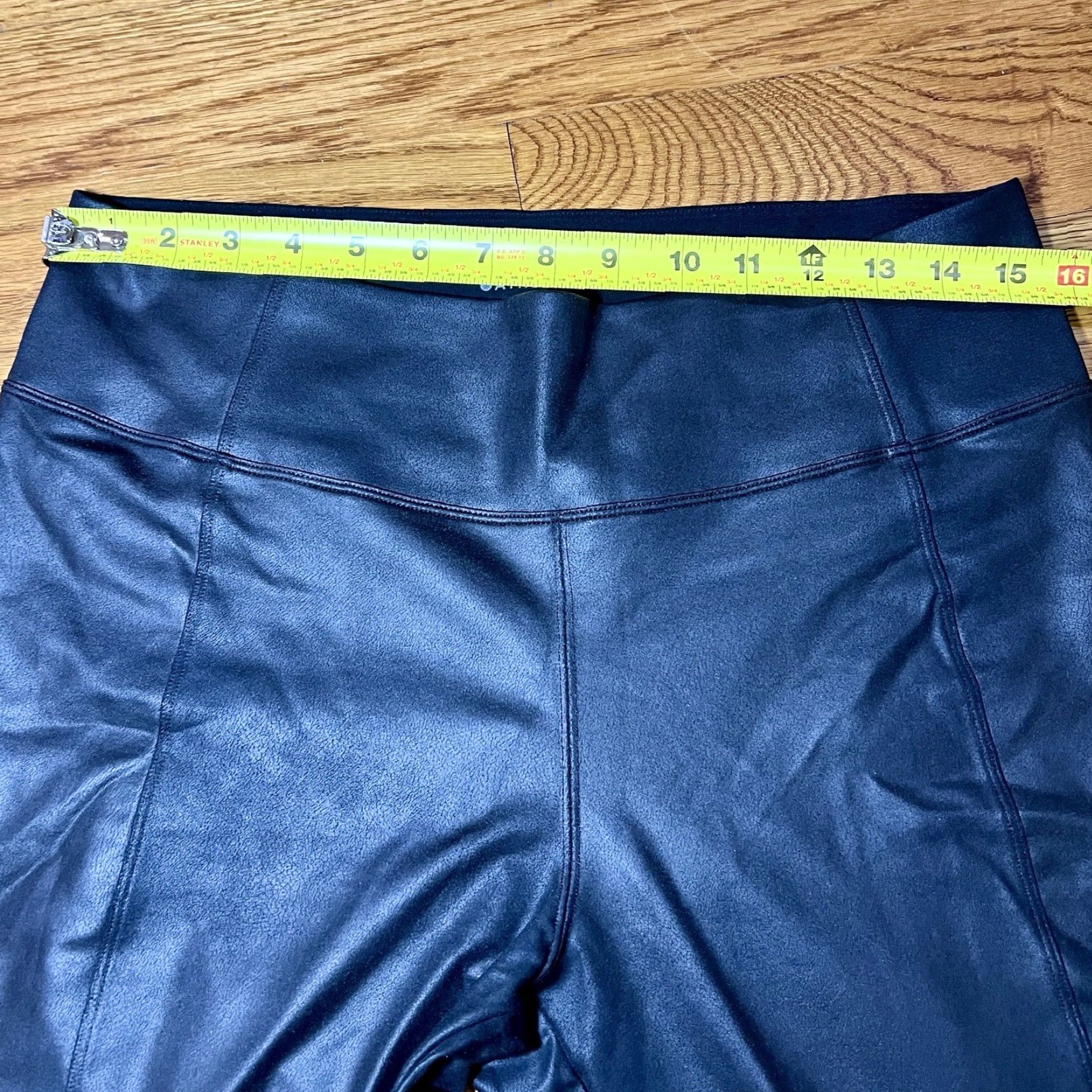 Athleta Athleta Delancey Gleam Tight Legging Black Shiny Casual Sport City L Size 36" / US 14 / IT 50 - 4 Thumbnail