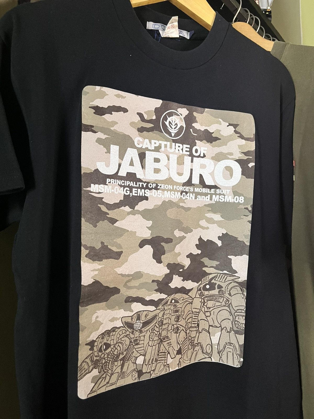 Anime Gundam Zeon Capture Of Jaburo Anime Vintage T-Shirt Size US L / EU 52-54 / 3 - 7 Thumbnail