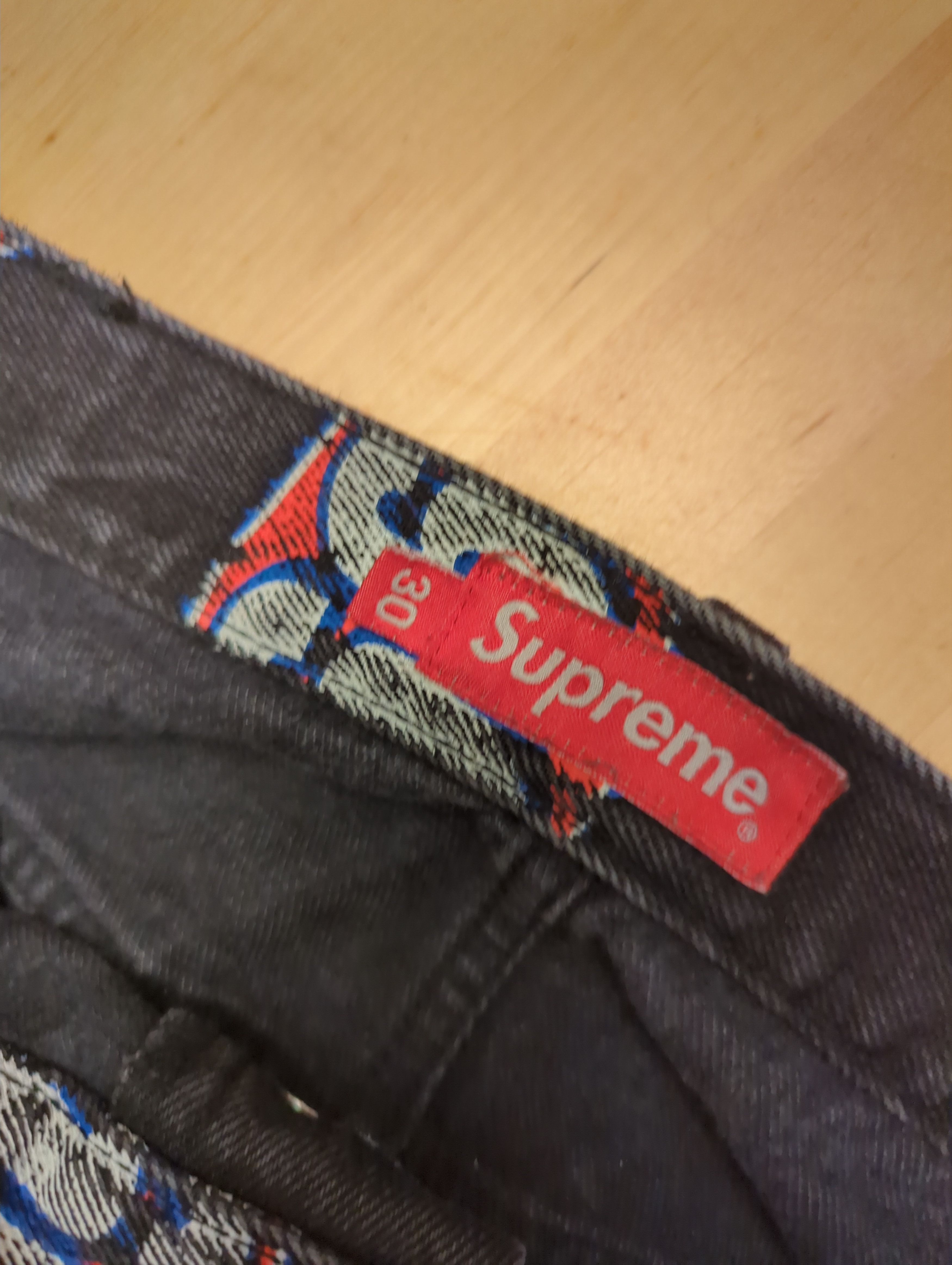 Supreme 666 Denim Pants 2017 Size US 30 / EU 46 - 3 Thumbnail