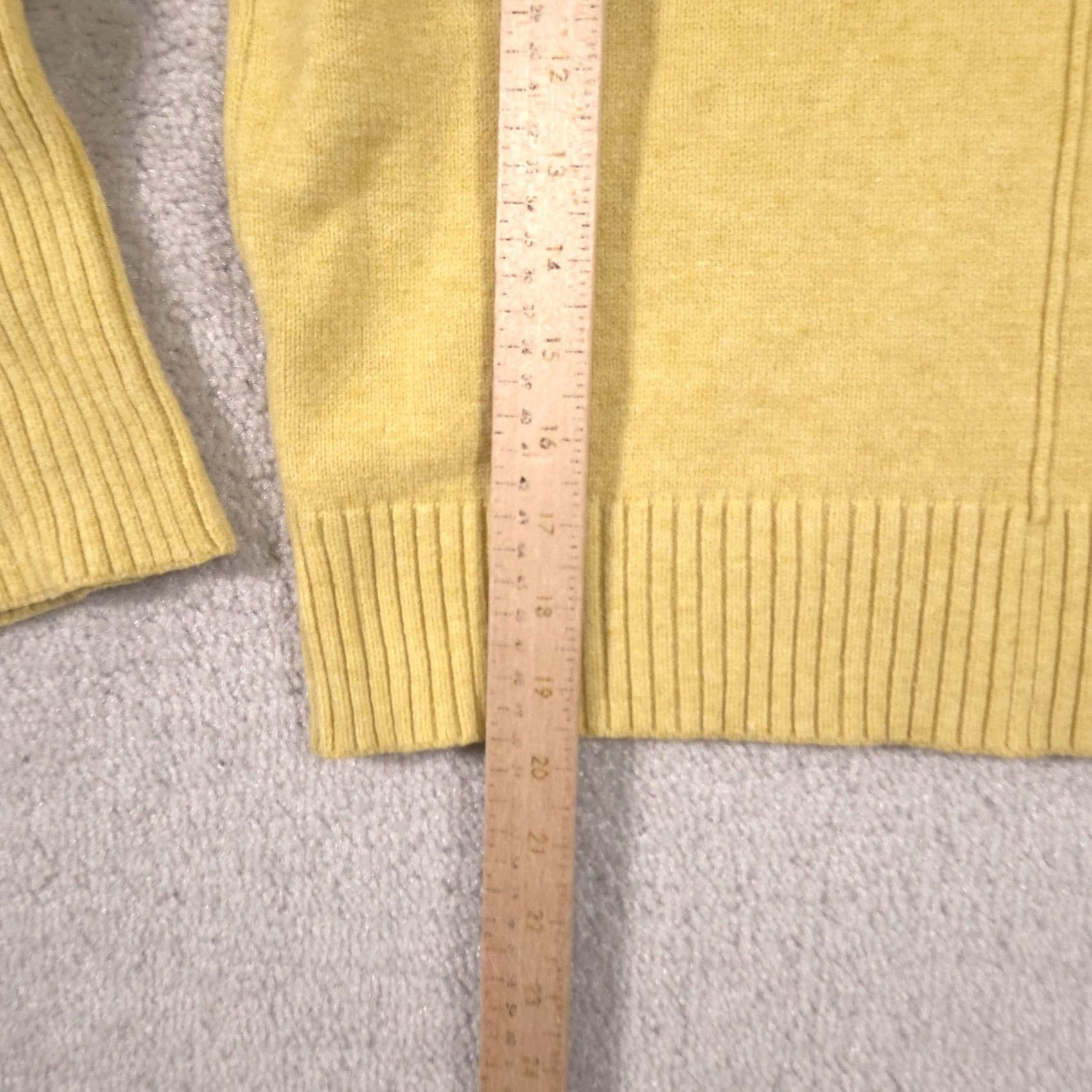 Vintage Daytrip Sweater Womens S Yellow Crew Neck 3/4 Dolman Pullover Knit Casual Fall Knit Top Women Size S / US 4 / IT 40 - 7 Thumbnail