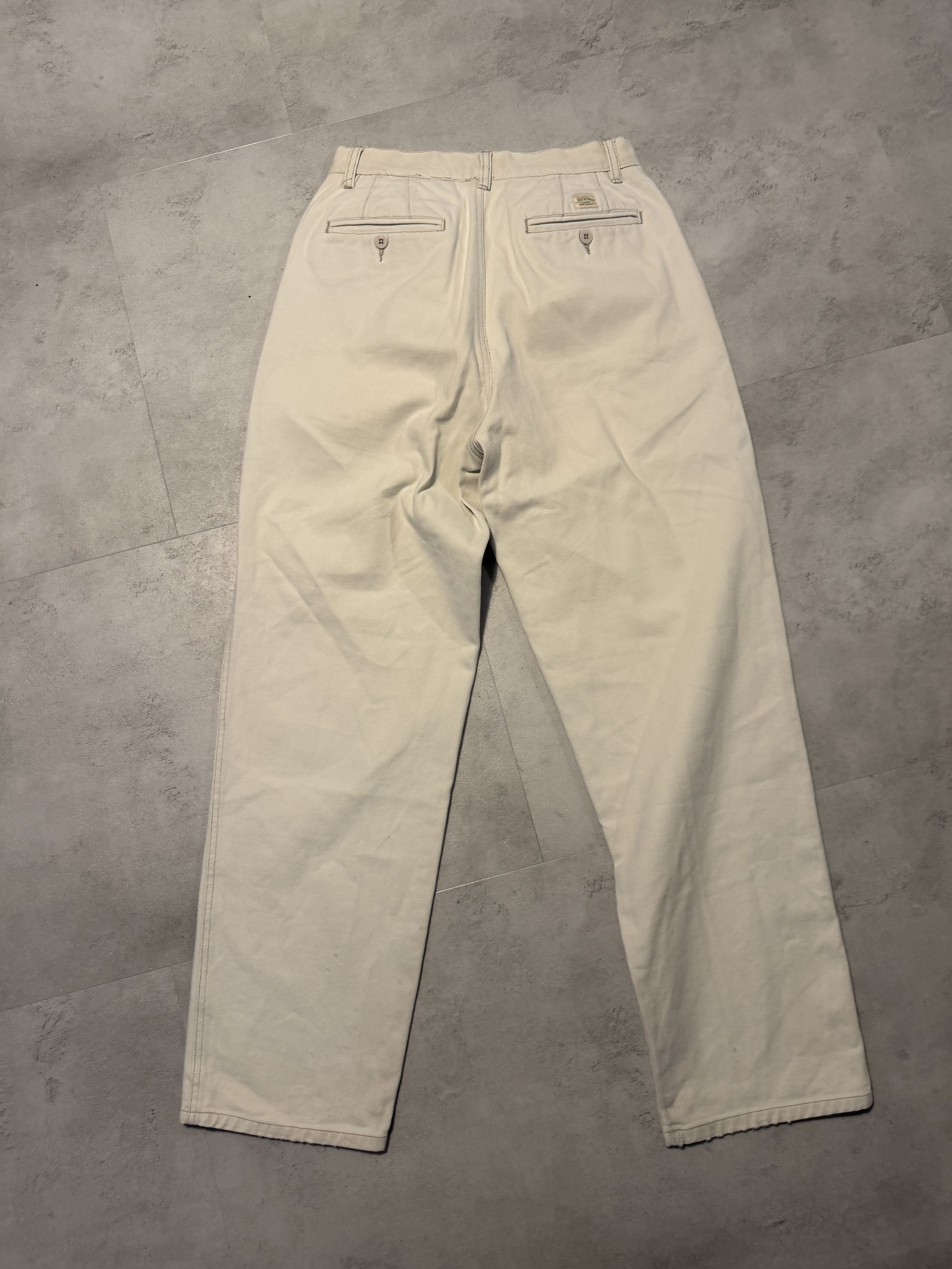 Guess Guess white chino denim jeans Size US 32 / EU 48 - 3 Thumbnail