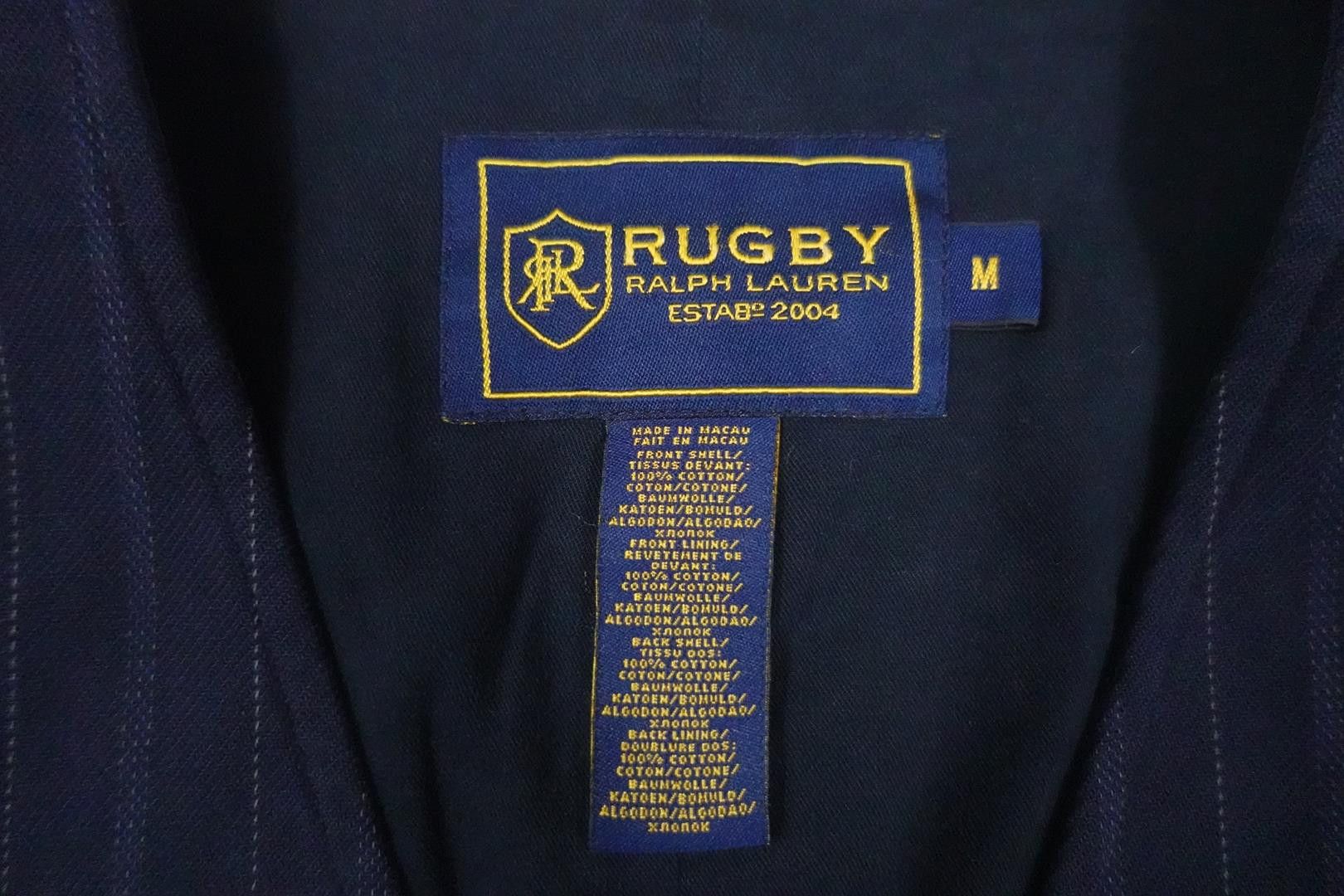 Rugby Ralph Lauren Ralph Laurenh Rugby Vest Waistcoat Suit Navy Striped RARE M Size US M / EU 48-50 / 2 - 3 Thumbnail
