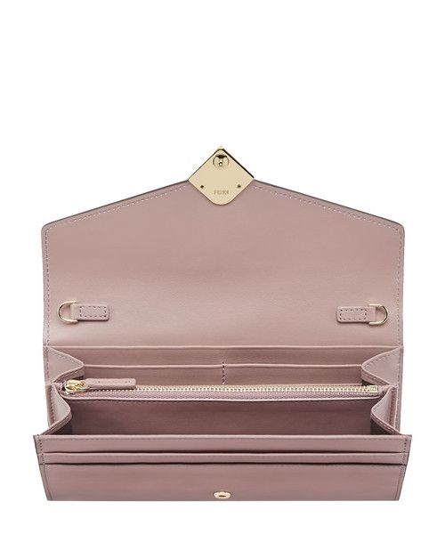 Fendi o1s1wg111125 Size: OS/ Ff Diamonds Continental Bag in Pink Size ONE SIZE - 4 Thumbnail