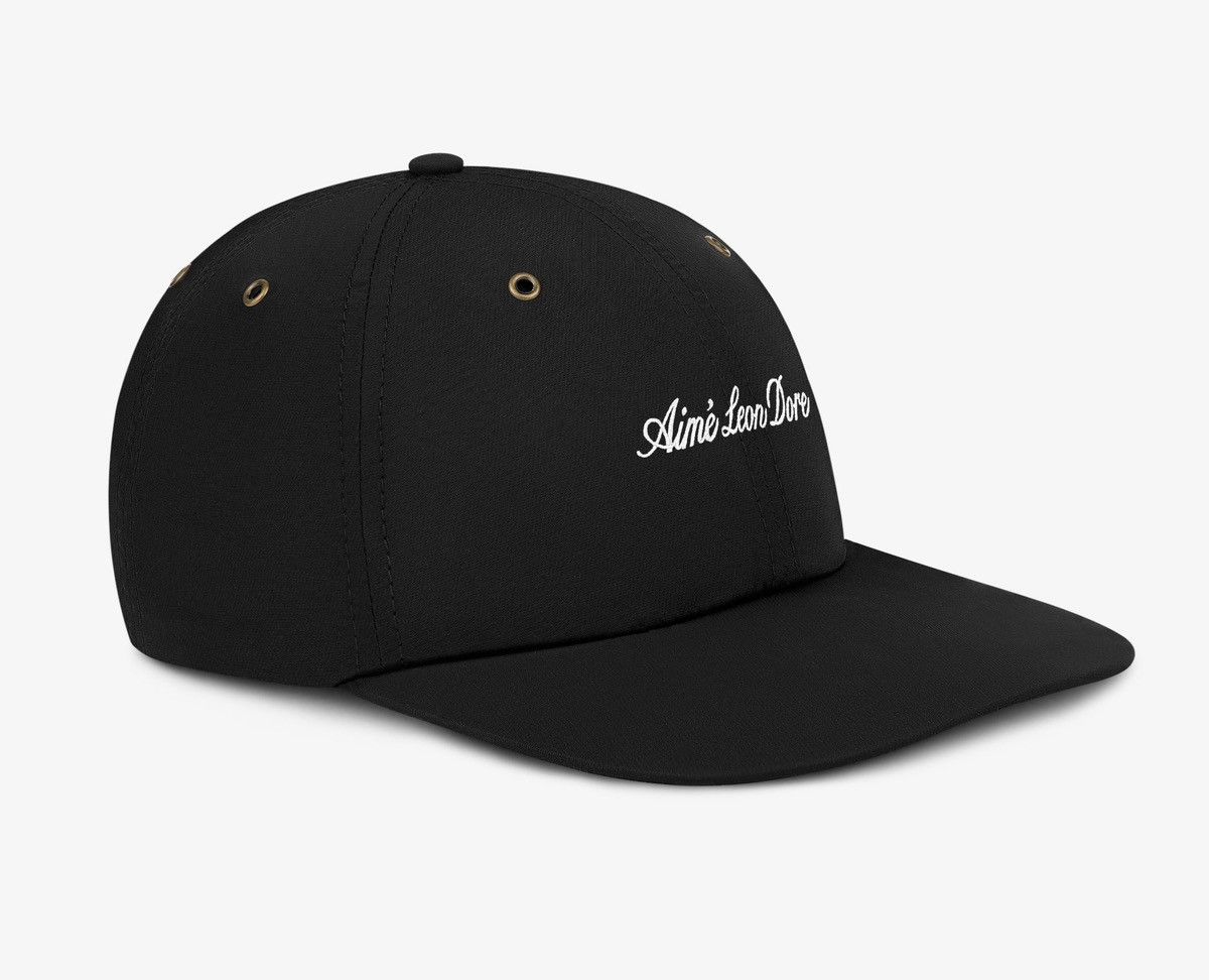 Aime Leon Dore NEW AIME LEON DORE Embroidered Script Sport Hat cap black Size ONE SIZE - 3 Thumbnail