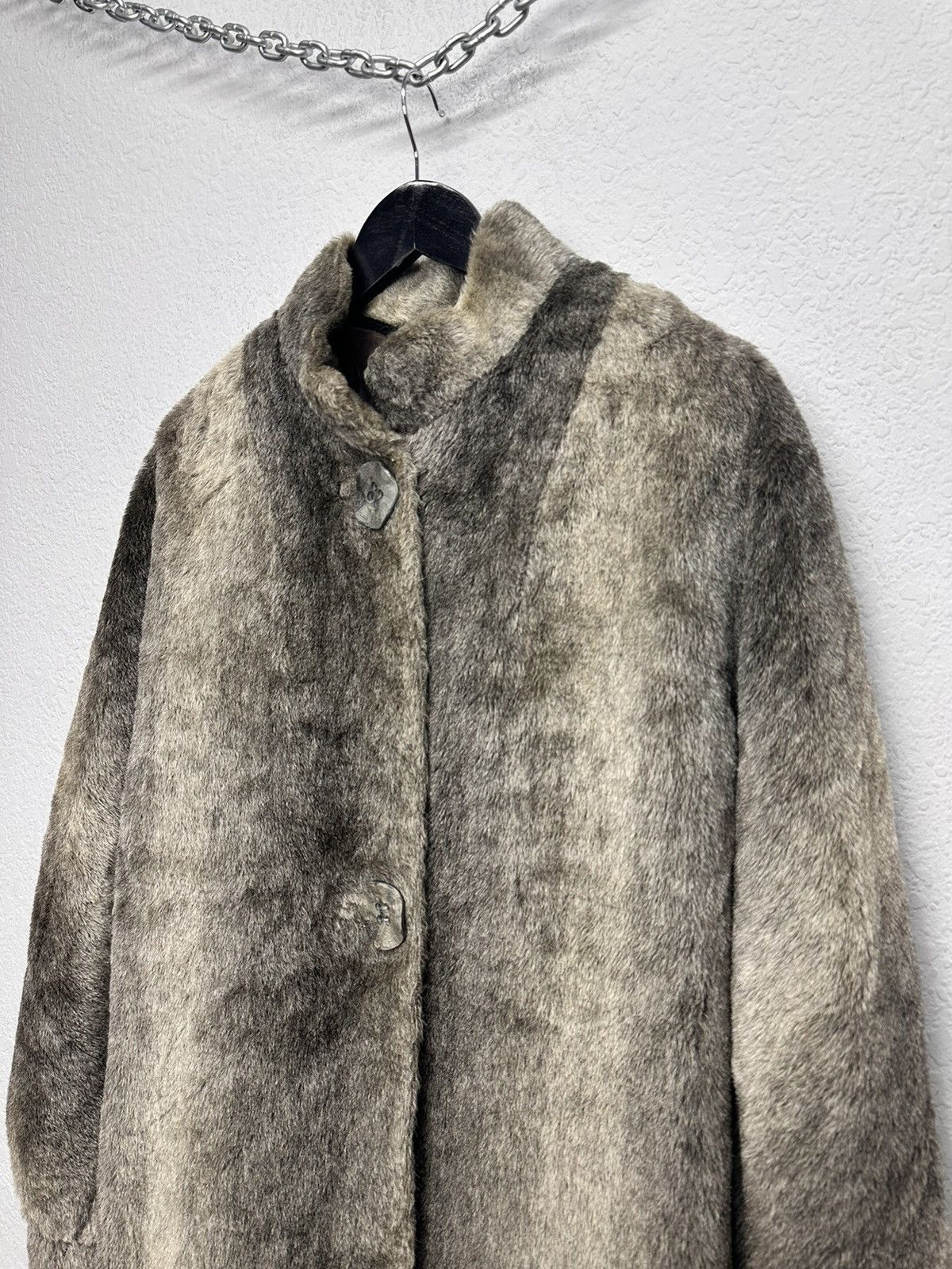 Lanvin Faux Fur Jacket Lanvin Vintage IfSixWasNine style LGB HYPE Size M / US 6-8 / IT 42-44 - 7 Thumbnail