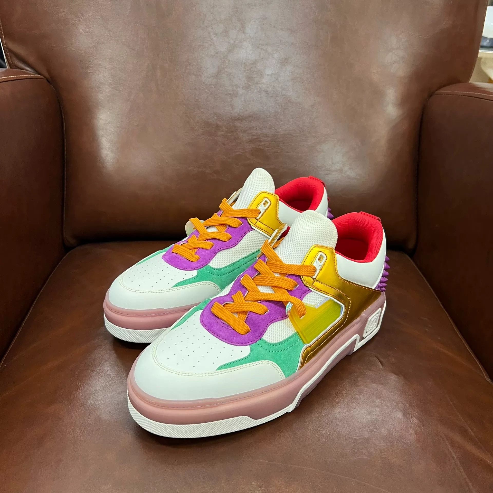 Christian Louboutin Christian Louboutin 2024 Purple Sneakers Size US 9.5 / EU 42-43 - 1 Thumbnail