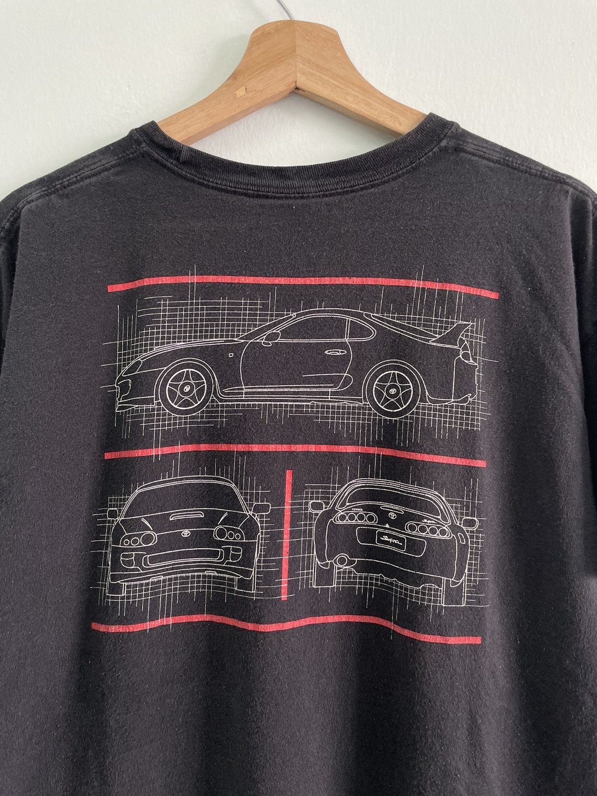 Vintage Vintage TRD Toyota Supra Tshirt Size US L / EU 52-54 / 3 - 2 Thumbnail