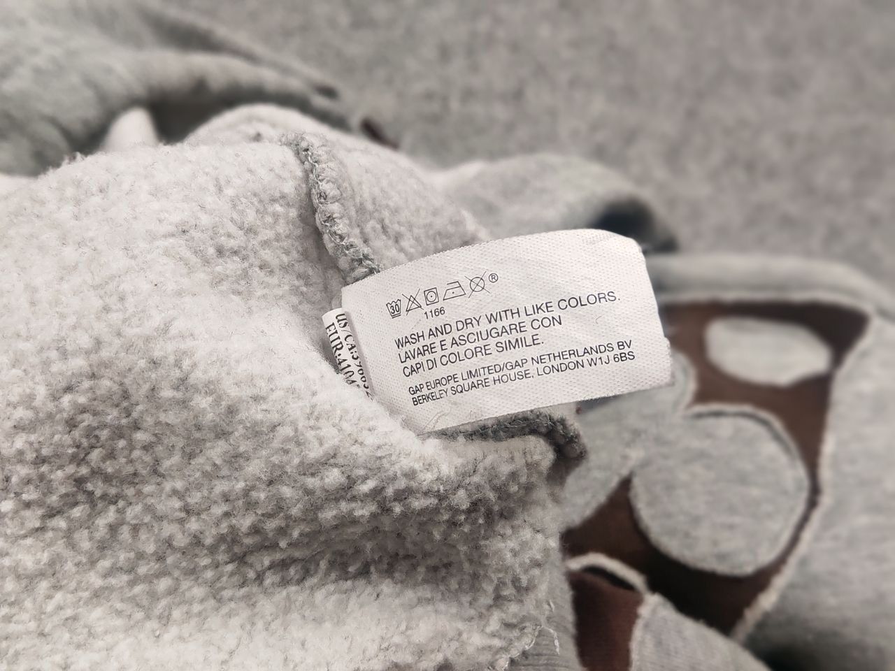 Gap Vintage Rare Gap Logo reworked Hoodie Gray Y2K Style Size US S / EU 44-46 / 1 - 16 Thumbnail