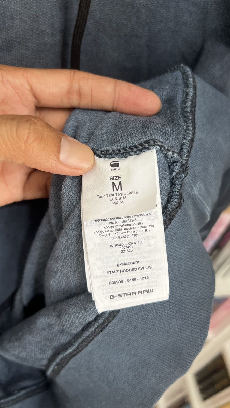 G-Star G-Star RAW Denim Indigo Hoodie Size US M / EU 48-50 / 2 - 8 Thumbnail