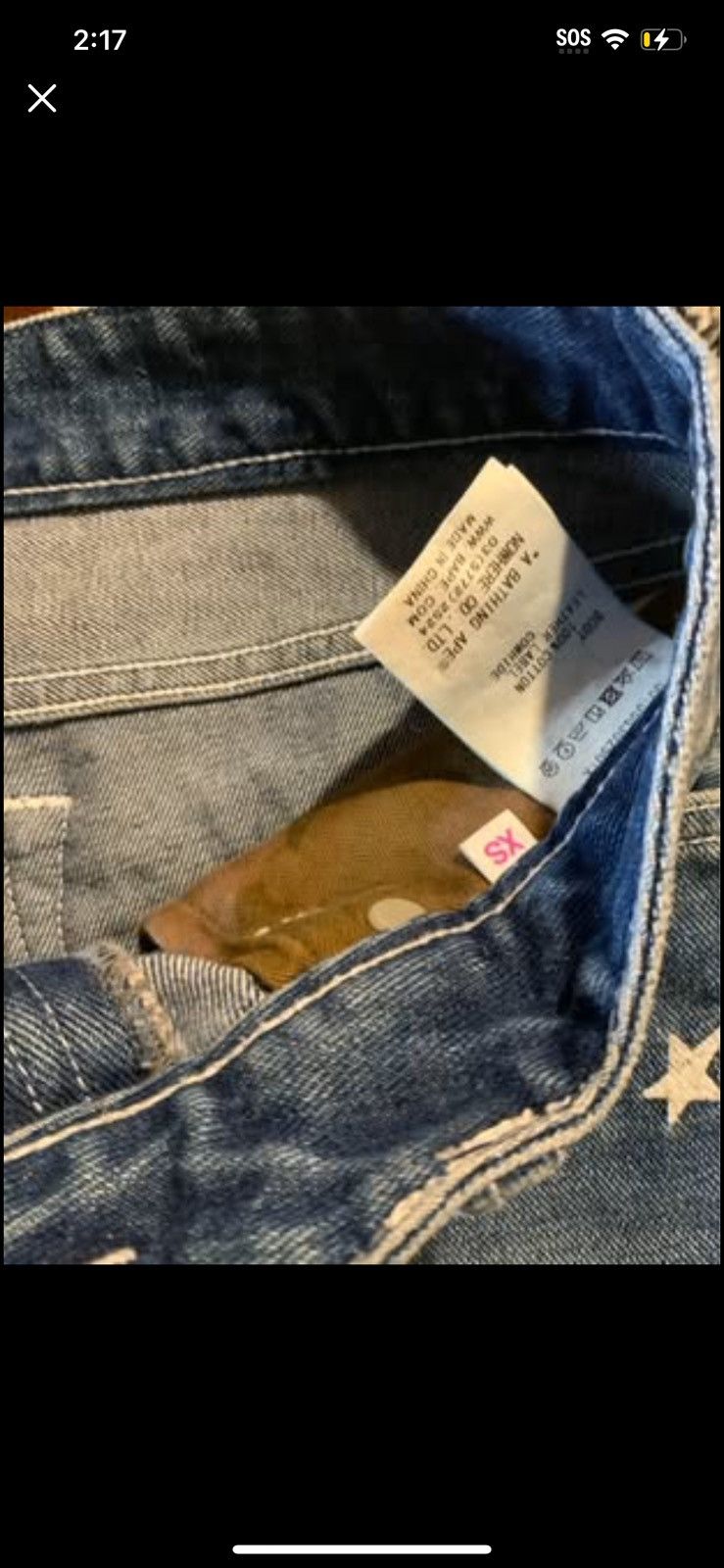 Bape Bape Jean shorts Size 27" / US 4 / IT 40 - 3 Thumbnail