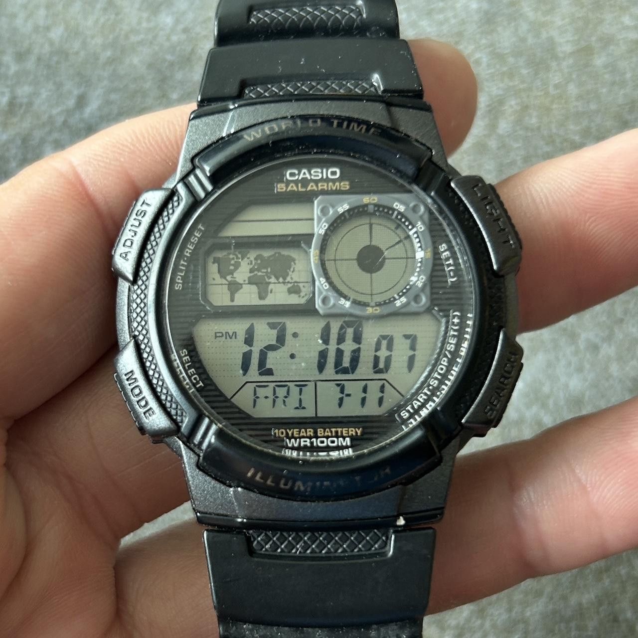 Casio Casio World Time Digital Watch Size 40 - 1 Thumbnail