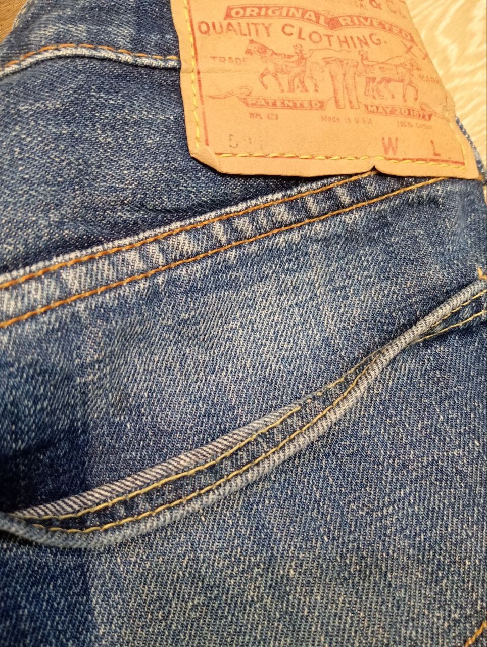 Levi's Vintage Clothing RARE LEVI'S VINTAGE 501 CAPITAL E BLUE SELVEDGE JEANS Size US 30 / EU 46 - 14 Thumbnail